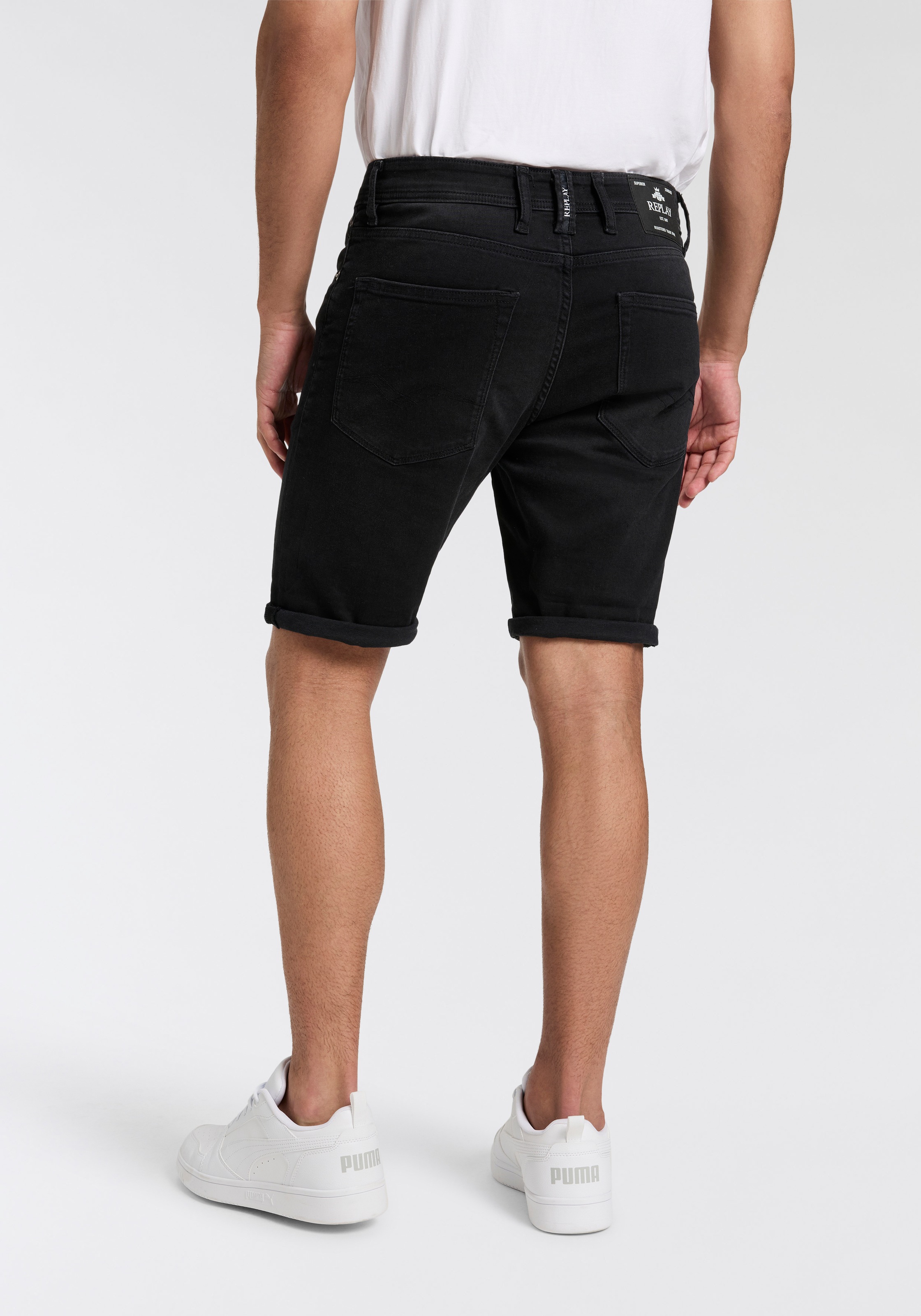 Replay Shorts, im klassischen 5-Pocket-Design günstig online kaufen
