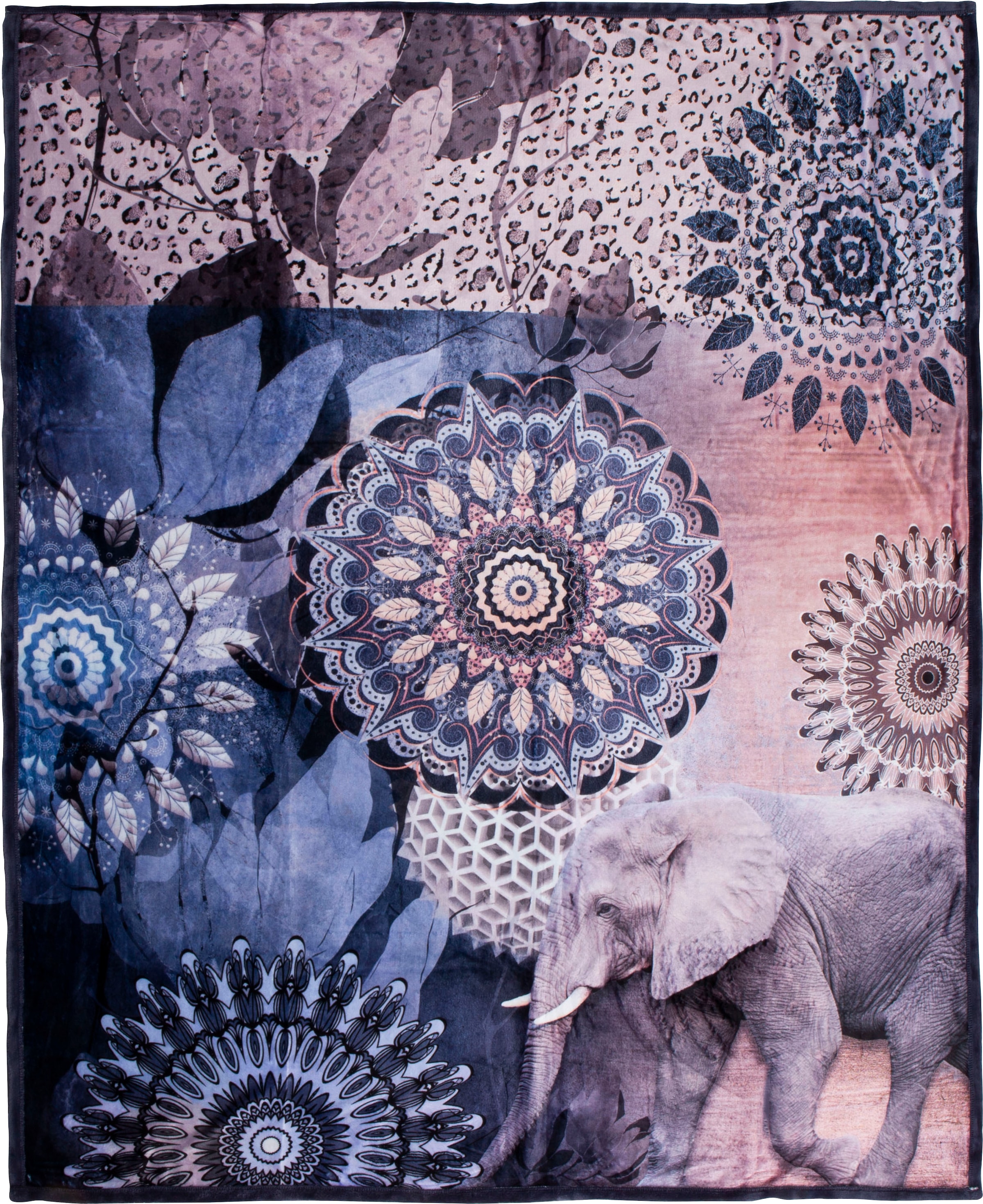 Mandala Plaid hip BAUR auf | Elefant, mit »Bjirke«, Rechnung und Kuscheldecke