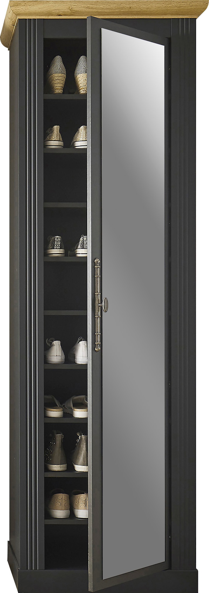 Home affaire Schuhschrank »WESTMINSTER TOPSELLER!«, (Höhe ca. 203 cm), im romantischen Landhausstil