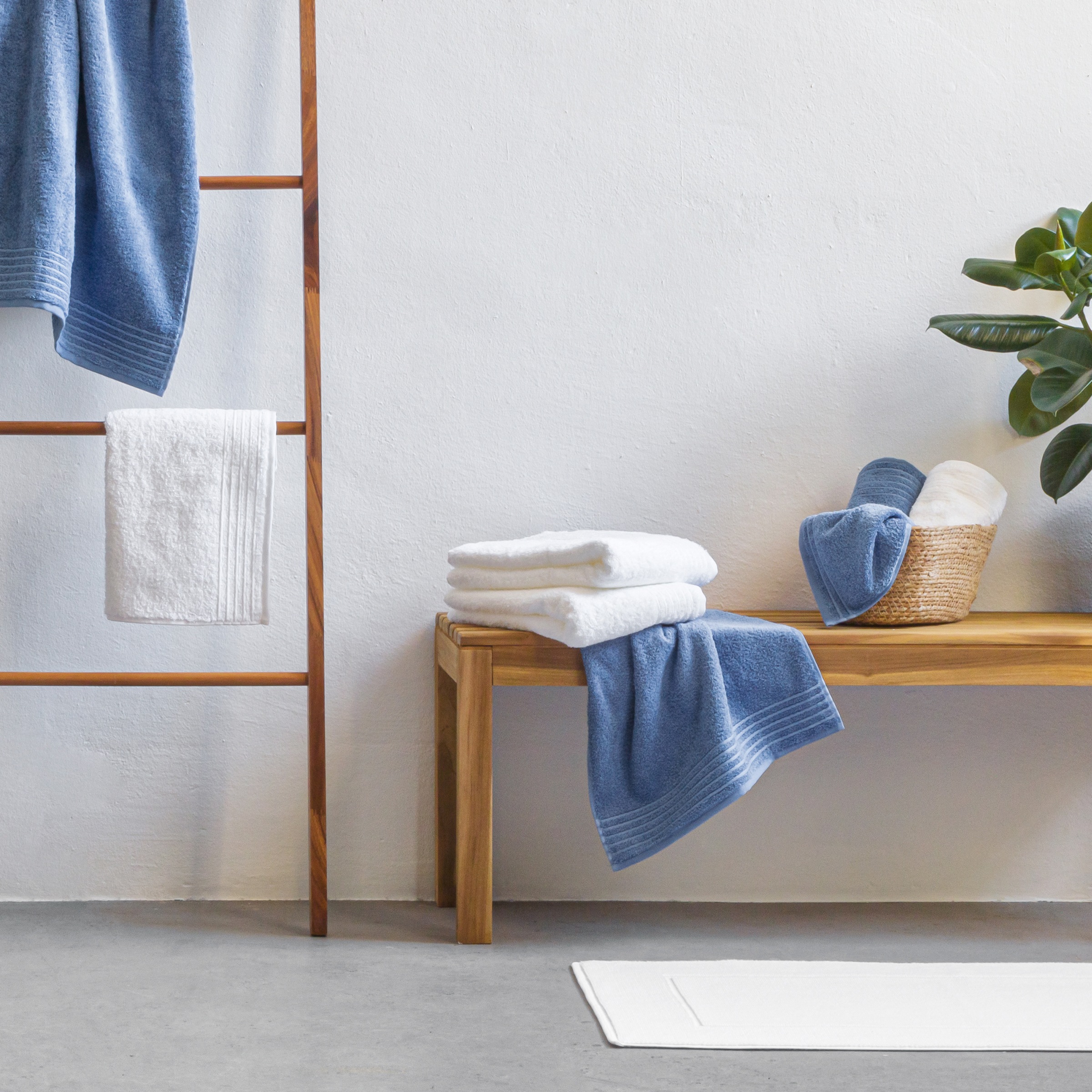 Thumbnail - Möve Handtuch Set "New Classic" 4 Walkfrottier 2x Hand- und 2x Duschtücher, 100% bester Baumwolle (480 g/m²)