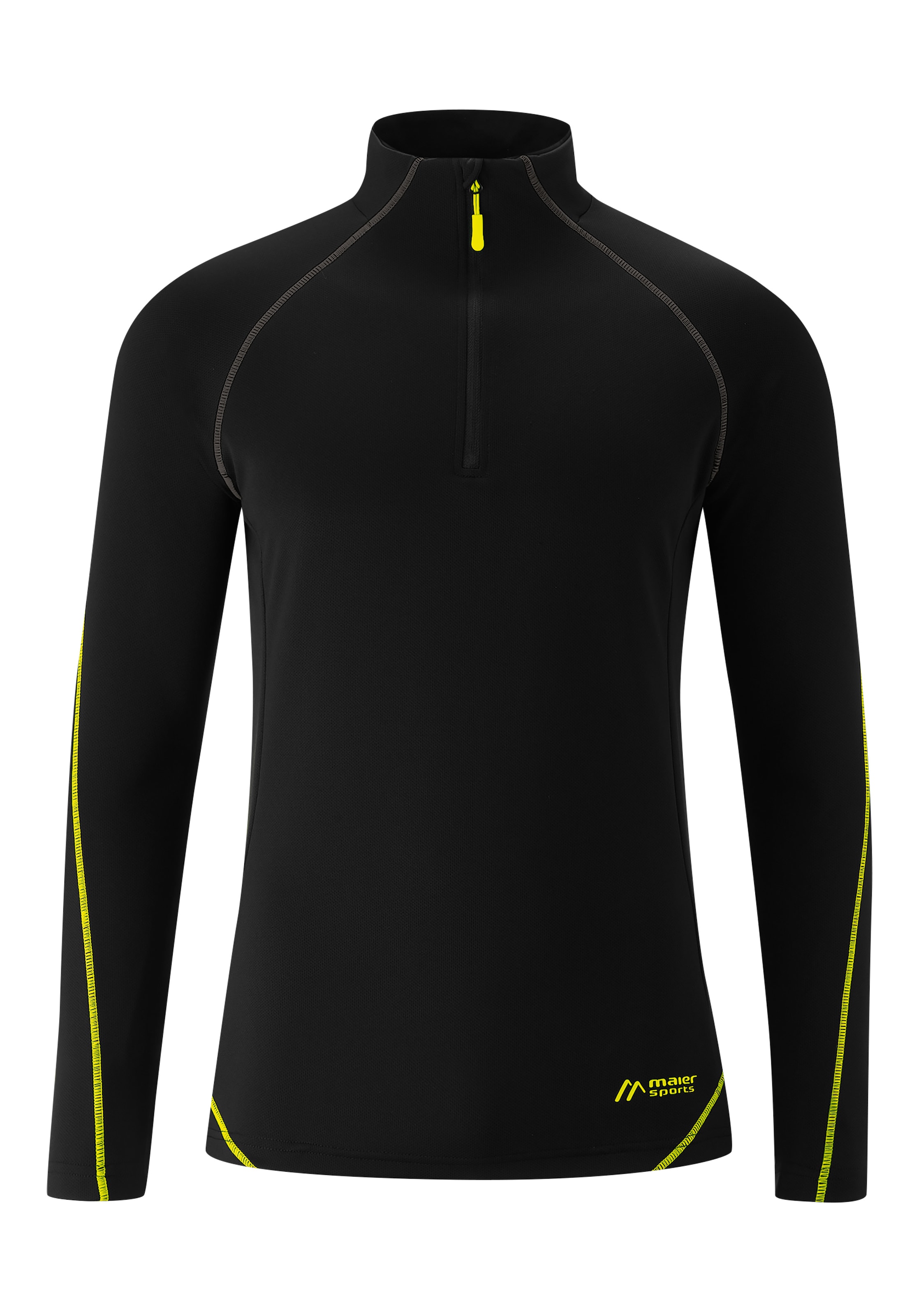 Maier Sports Funktionsshirt »Roger«, funktionaler Herren Midlayer für Outdoor Touren und Ausflüge