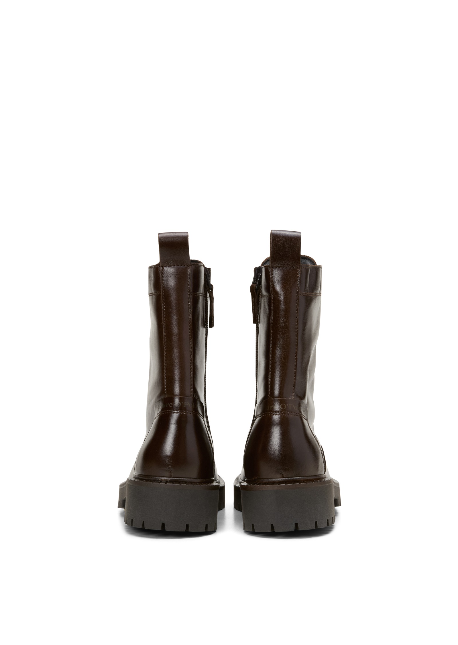 Marc OPolo Schnürstiefelette "PHIA", Schnürboots, Blockabsatz, mit Anziehla günstig online kaufen