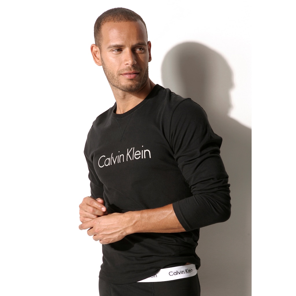 Calvin Klein Langarmshirt, mit Logo Druck