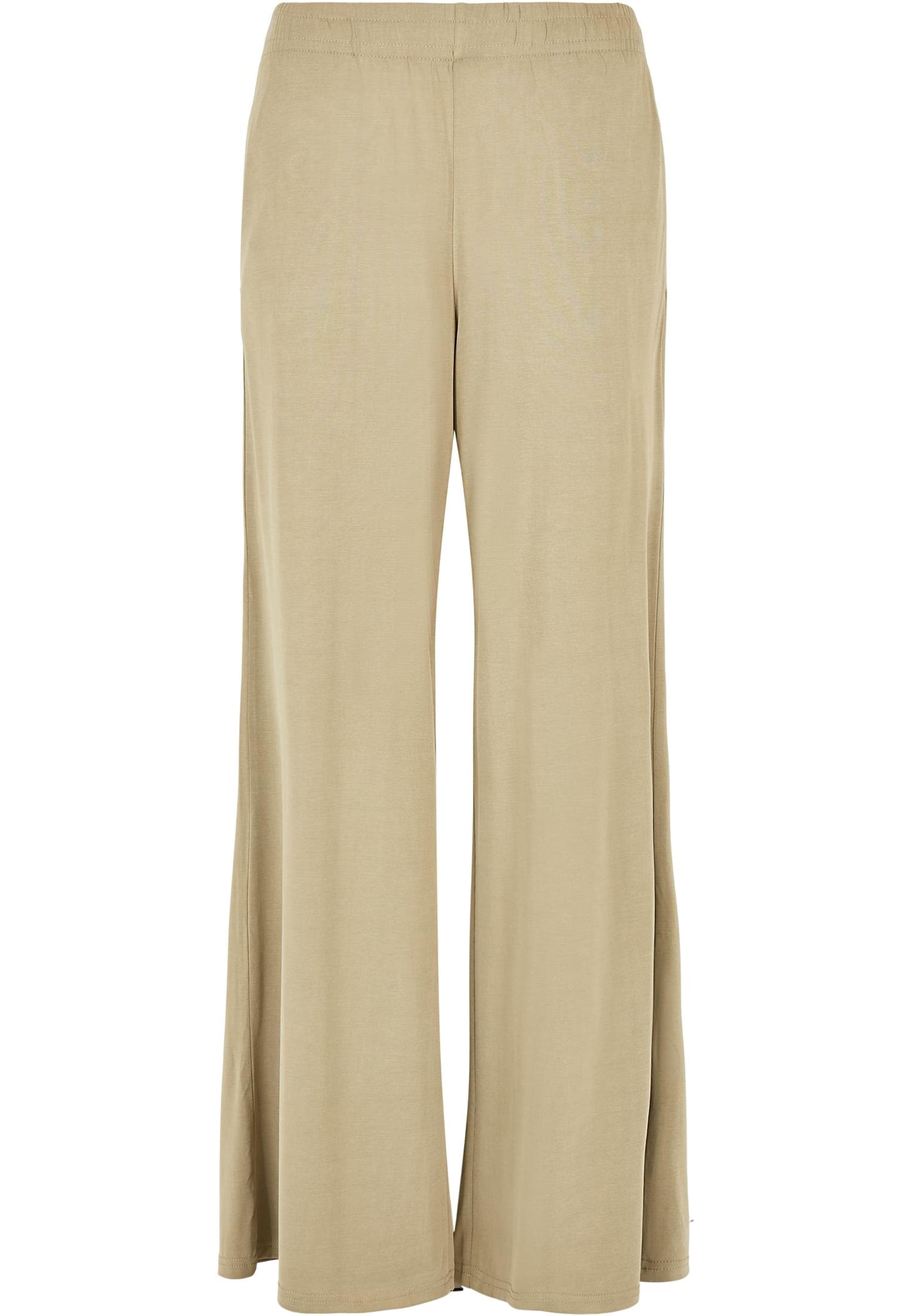 URBAN CLASSICS Stoffhose »Urban Classics Damen Ladies Modal Wide Leg Pants«, (1 tlg.)