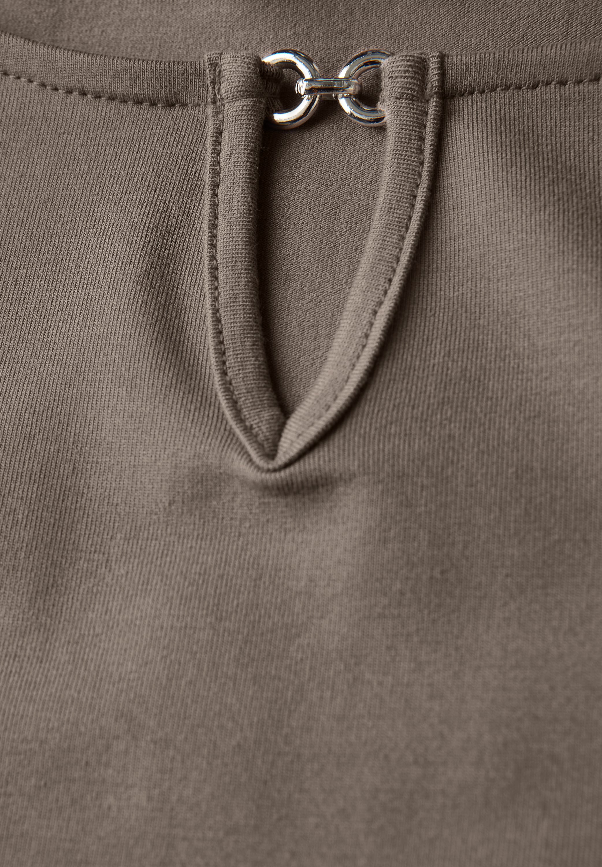 STREET ONE Shirttop, mit Cut-Out Detail