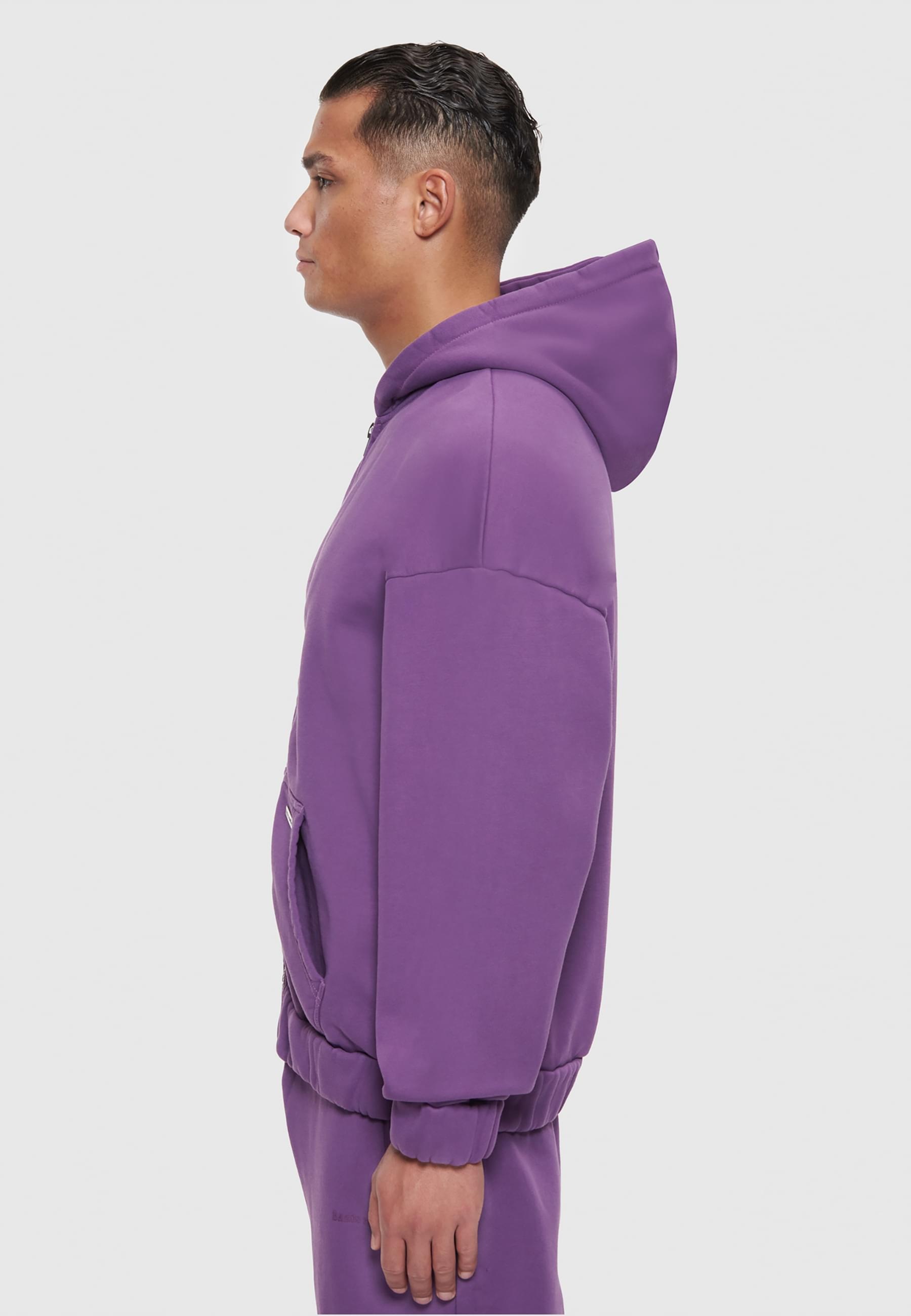 Dropsize Sweatjacke »Dropsize Herren Bazix Republiq Super Heavy Blank Zip-Hoodie«
