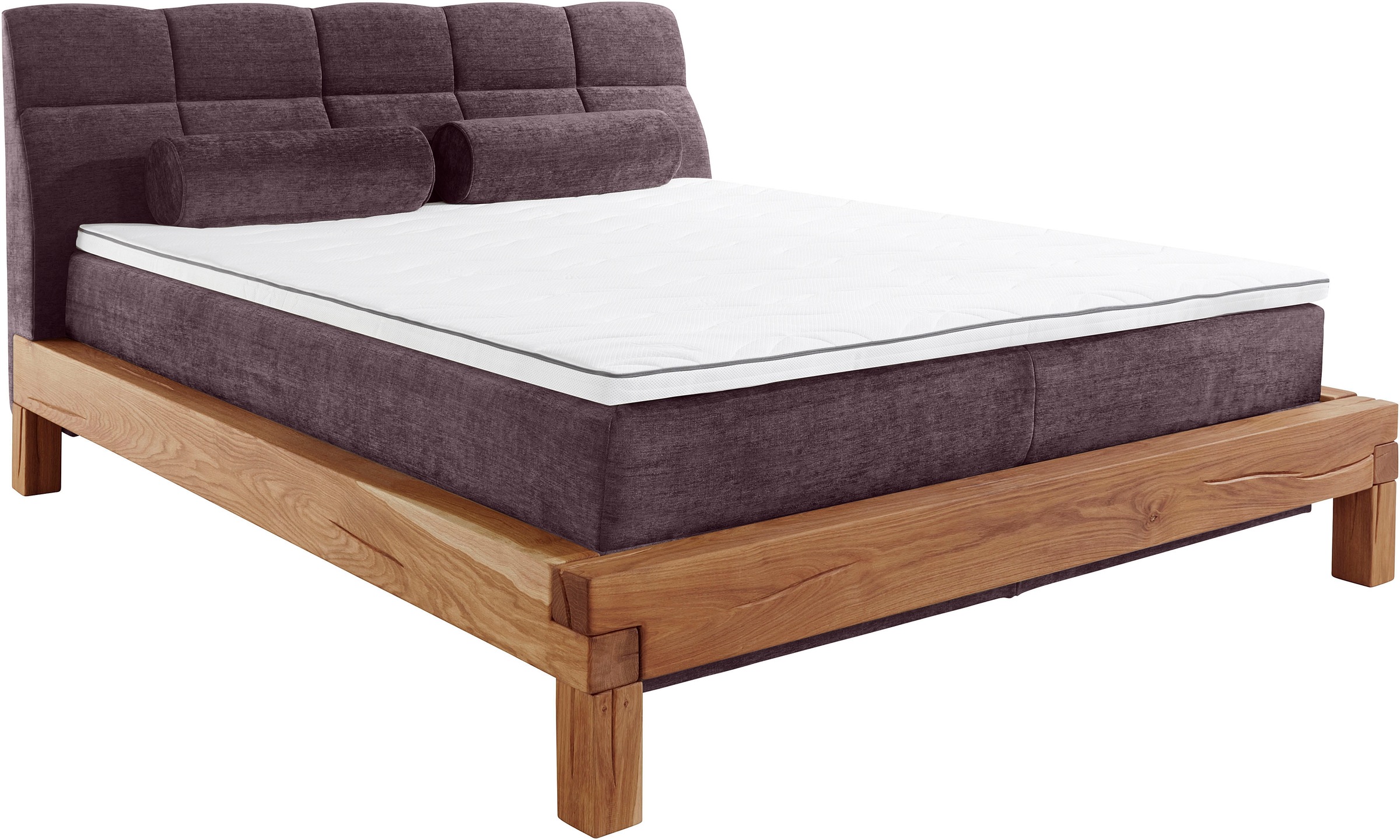 Thumbnail - Home affaire Boxspringbett "Villads" Liegefläche: 180/200 cm, Inside-Boxspring-Unterbau, recycelte Stoffe