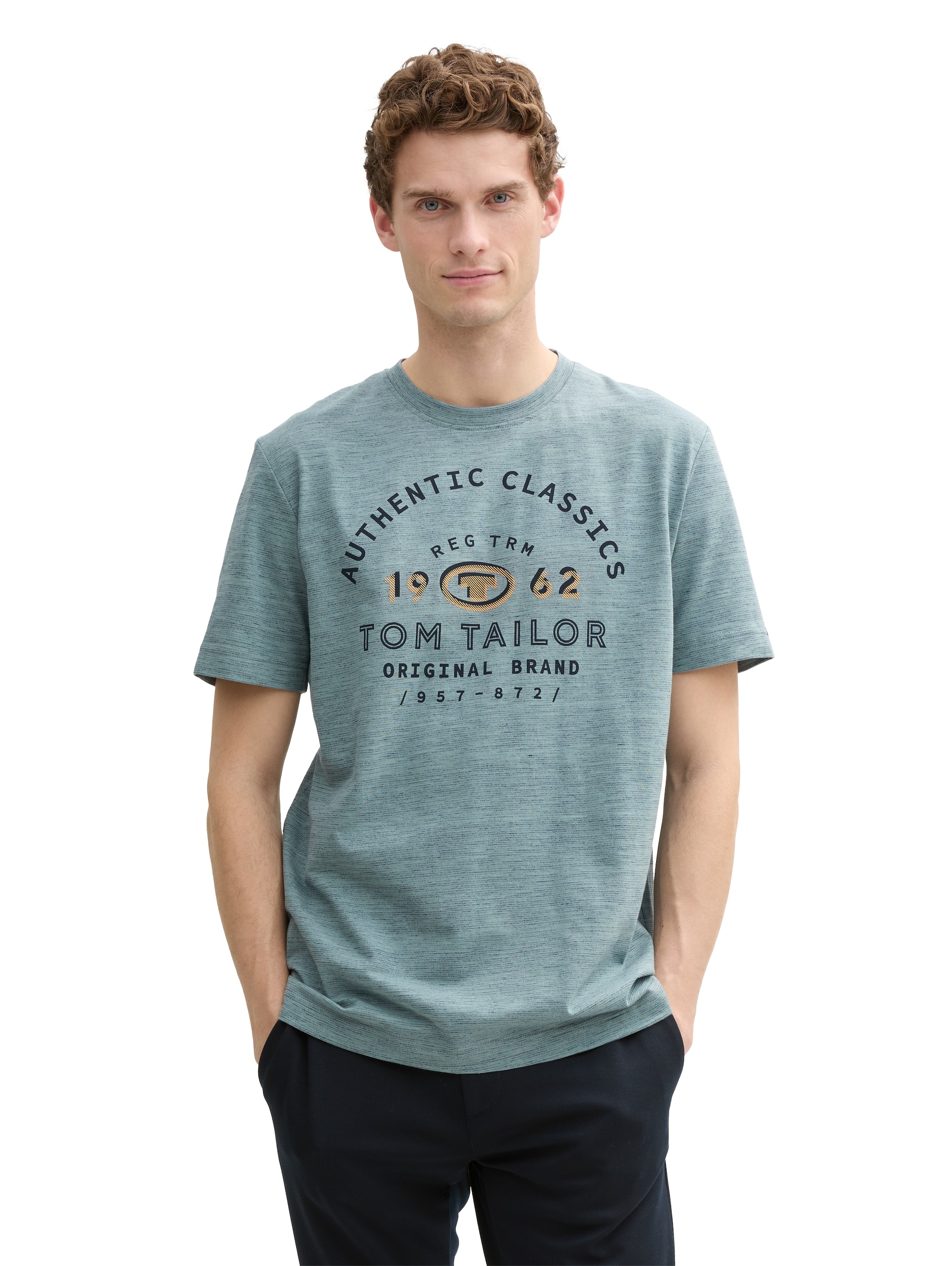TOM TAILOR T-Shirt, mit Logo Print