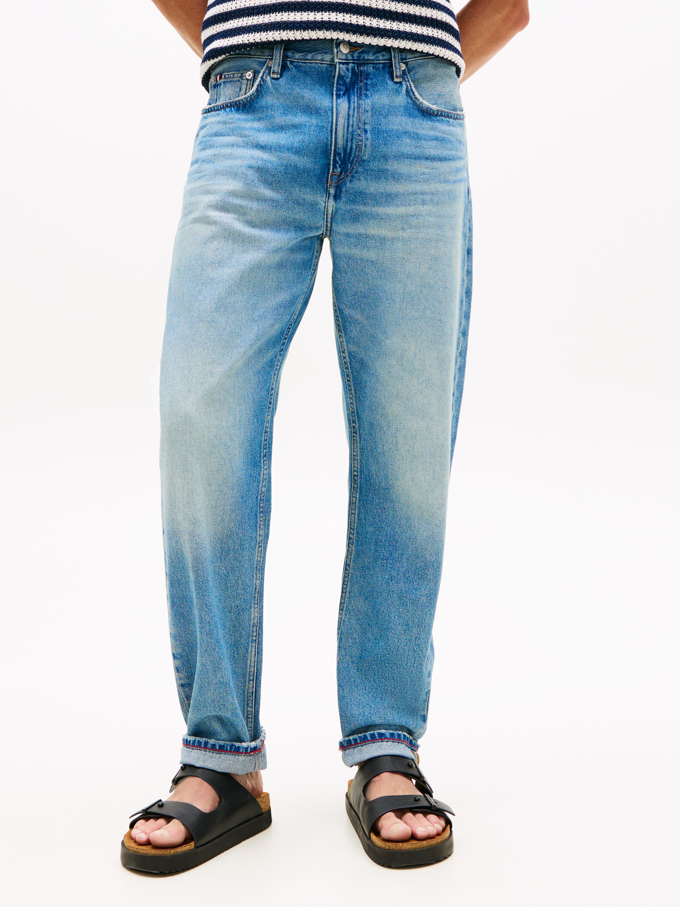 Tommy Hilfiger 5-Pocket-Jeans "REGULAR TAPERED HARLEM" Straight Fit Jeans günstig online kaufen