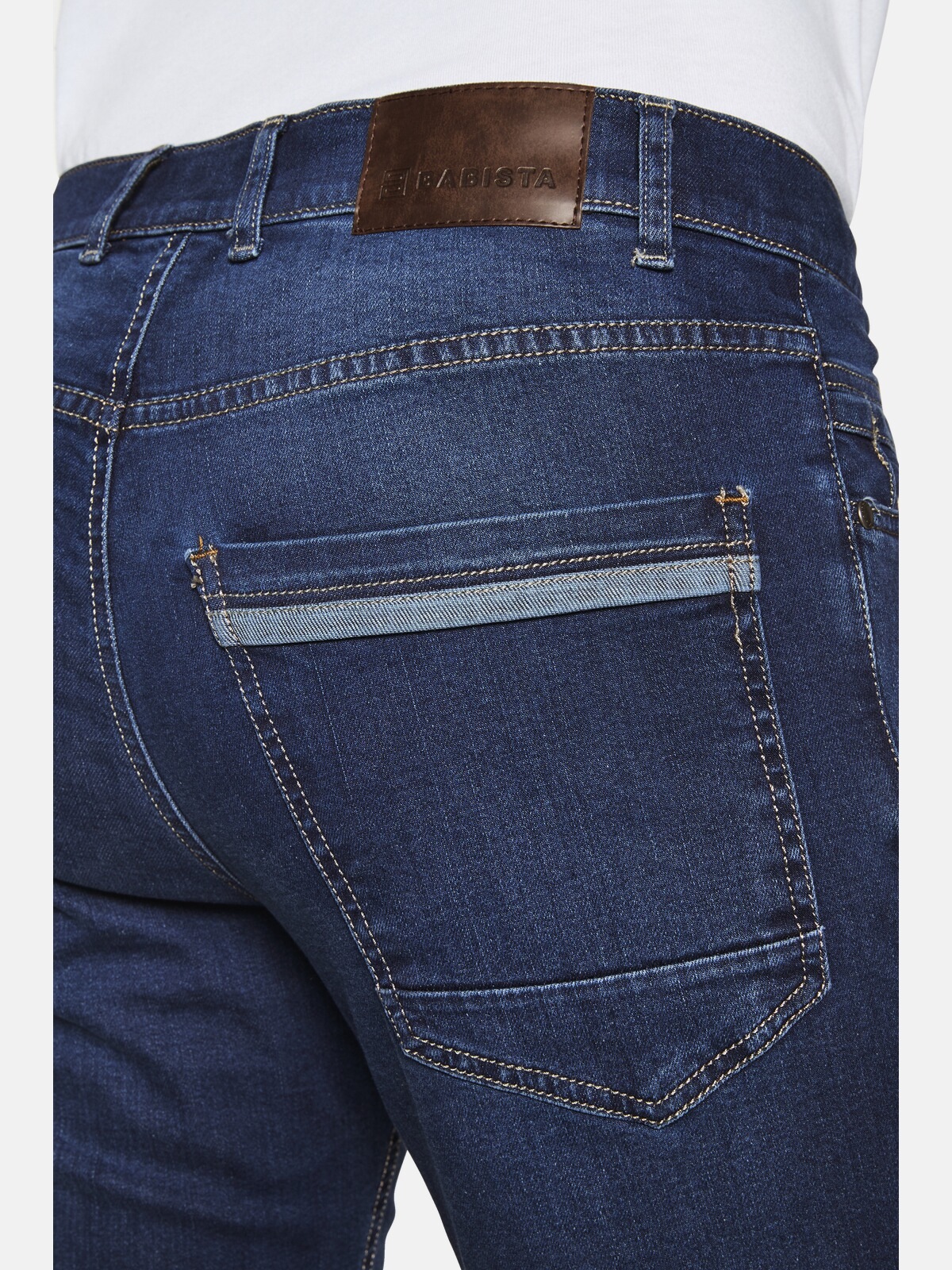 5-Pocket-Jeans BABISTA "Jeans ORINOZ", Herren, Gr. 28, N-Gr, blau, Obermaterial: 98% Baumwolle CO. 2% Elasthan EL., regular fit, Jeans 5-Pocket-Jeans 3