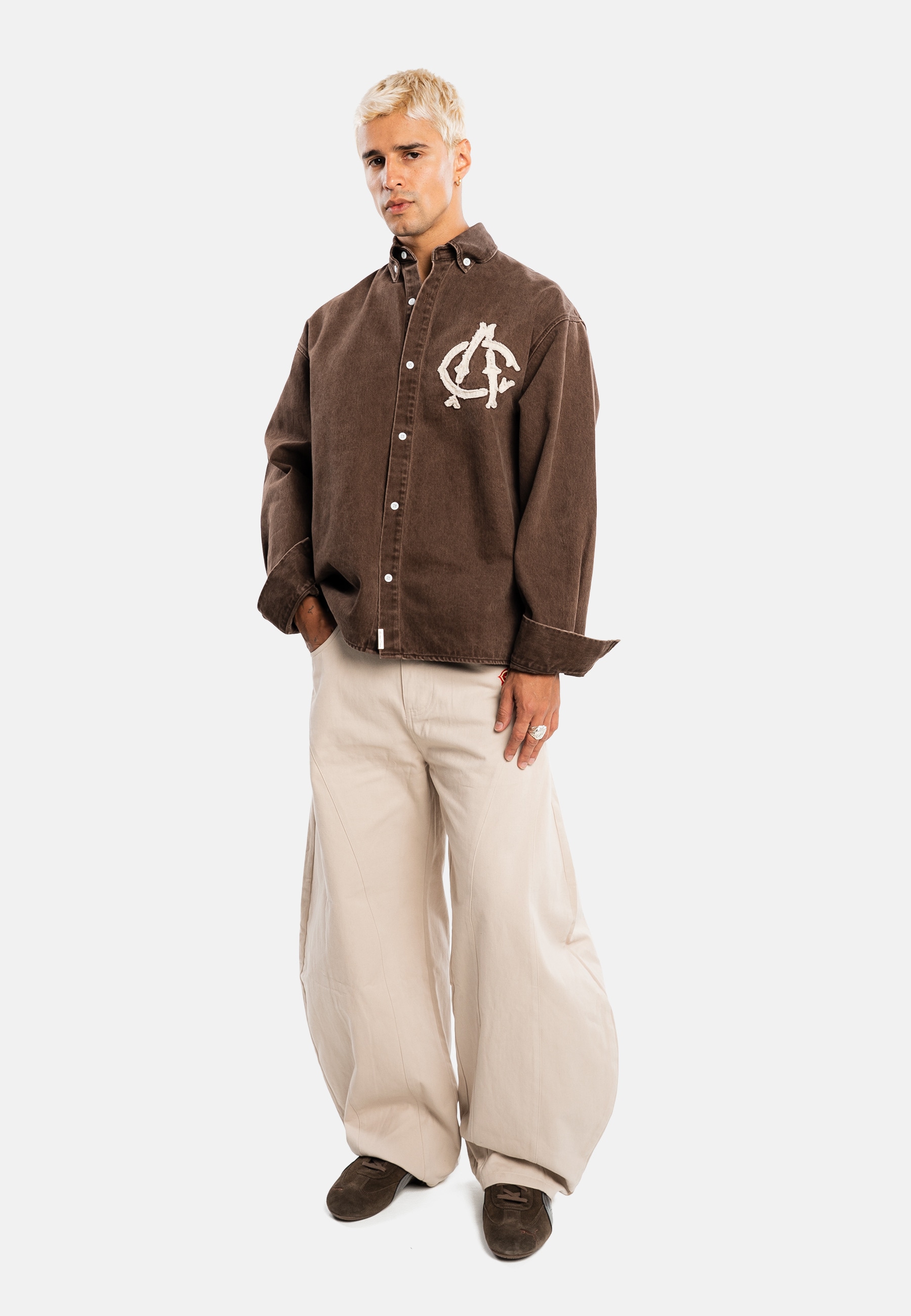 Another Cotton Lab Langarmhemd »Another Cotton Lab ACL Denim Shirt« 1