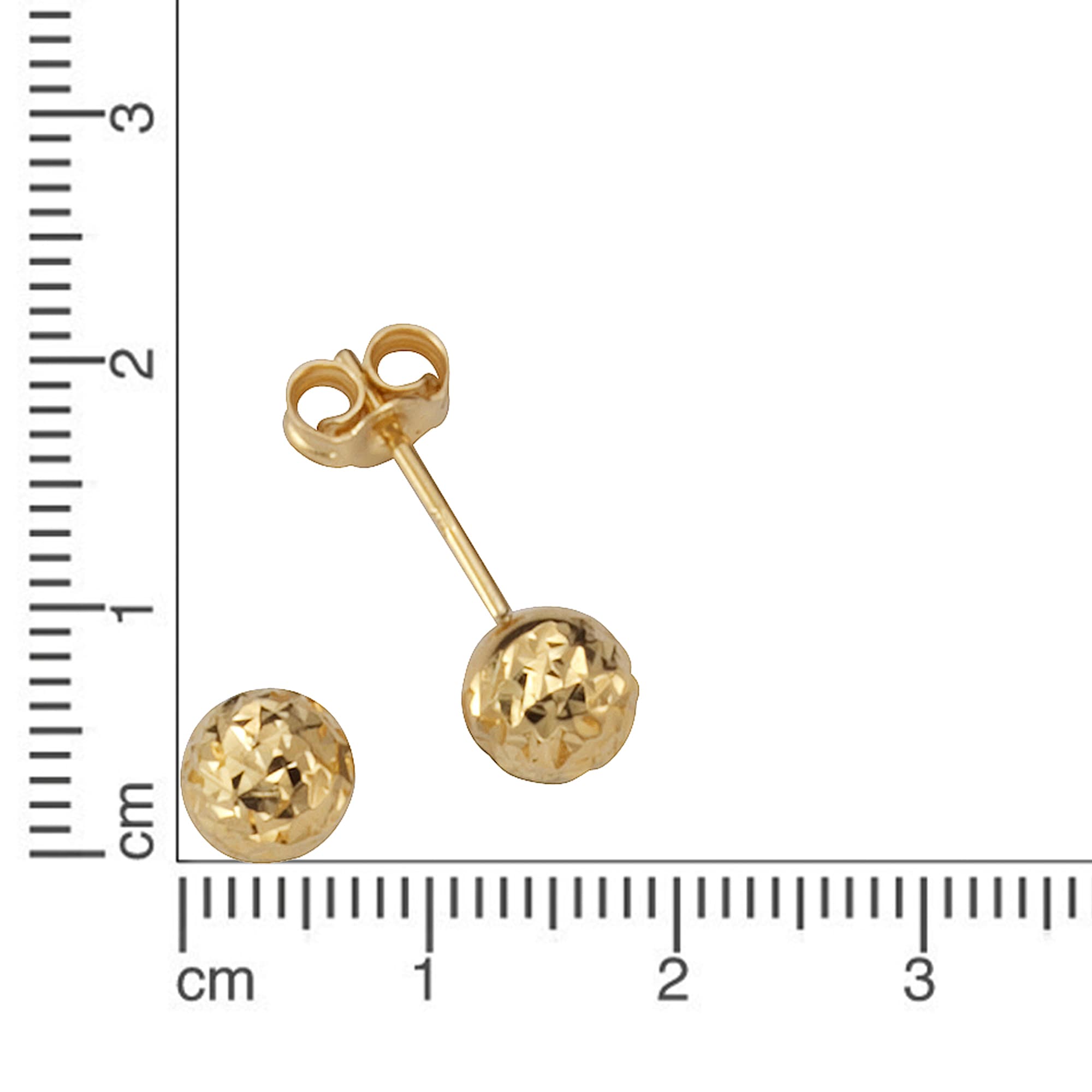 Fascination by Ellen K. Paar Ohrstecker »585/- Gelbgold Kugel Ø 7mm«