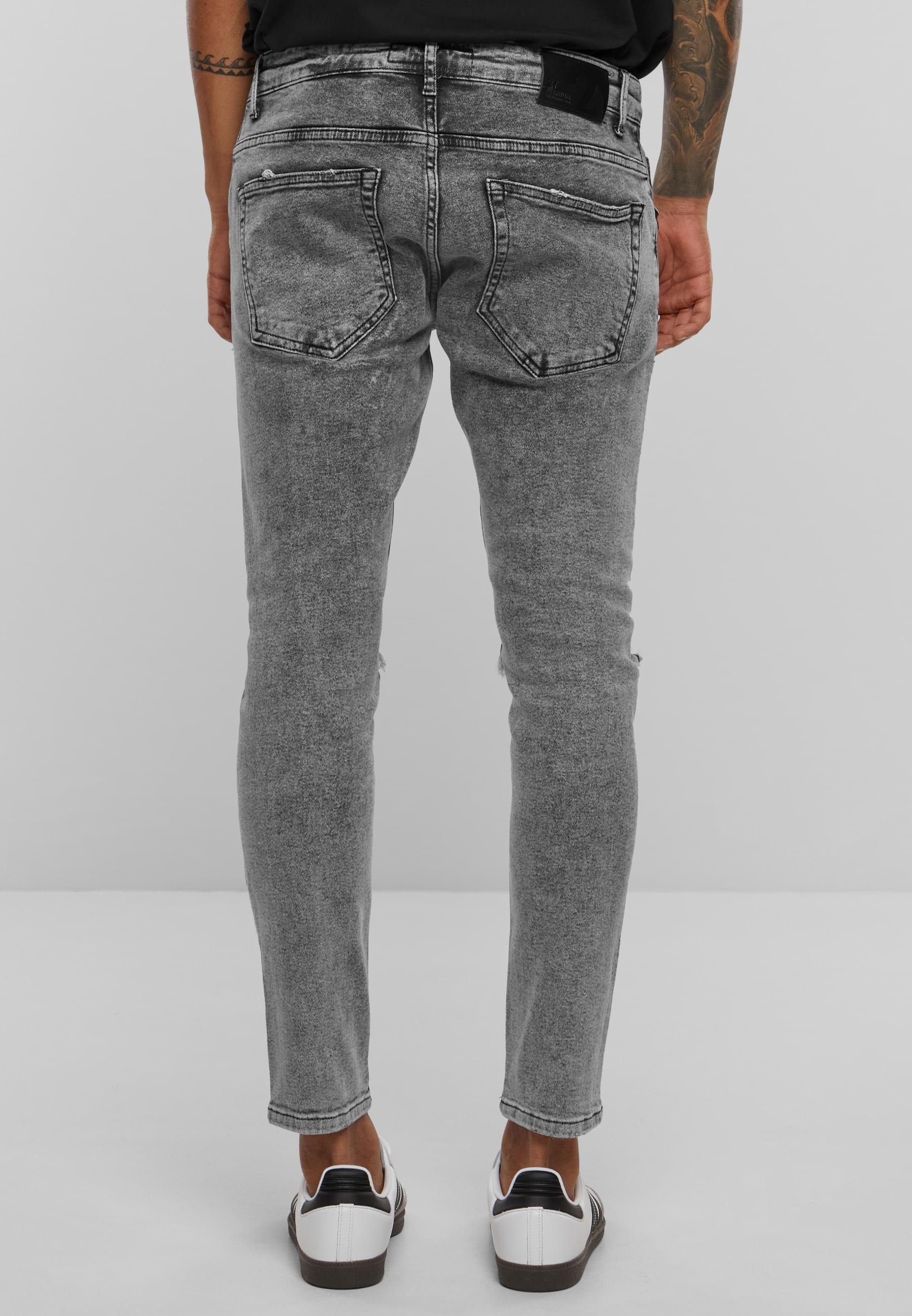 2Y Studios Bequeme Jeans »2Y Studios Herren 2Y Destroyed Skinny Cropped Denim«