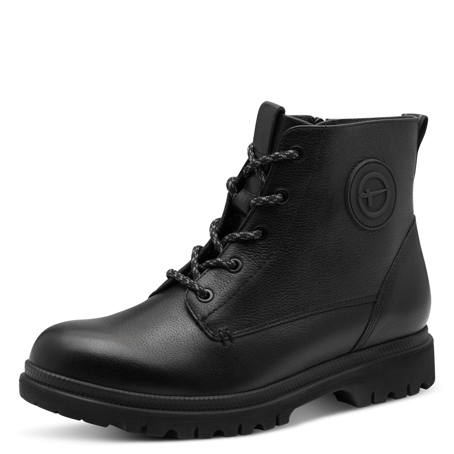 Tamaris Schnürboots, Blockabsatz, Schnürstiefelette mit schönem Logo-Emblem günstig online kaufen