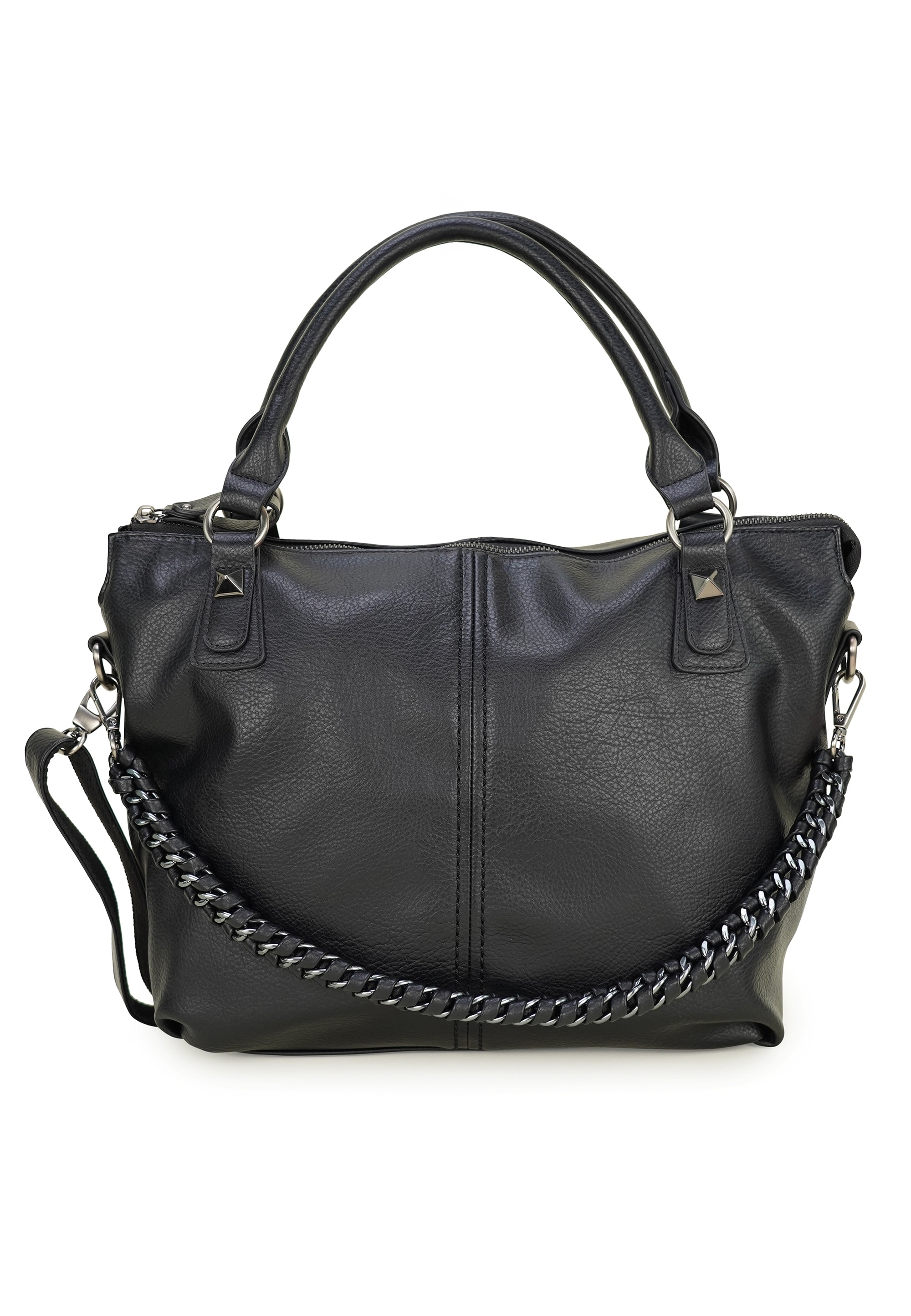 Harpa Schultertasche "MAXX" mit dekorativer, geflochtener Kette
