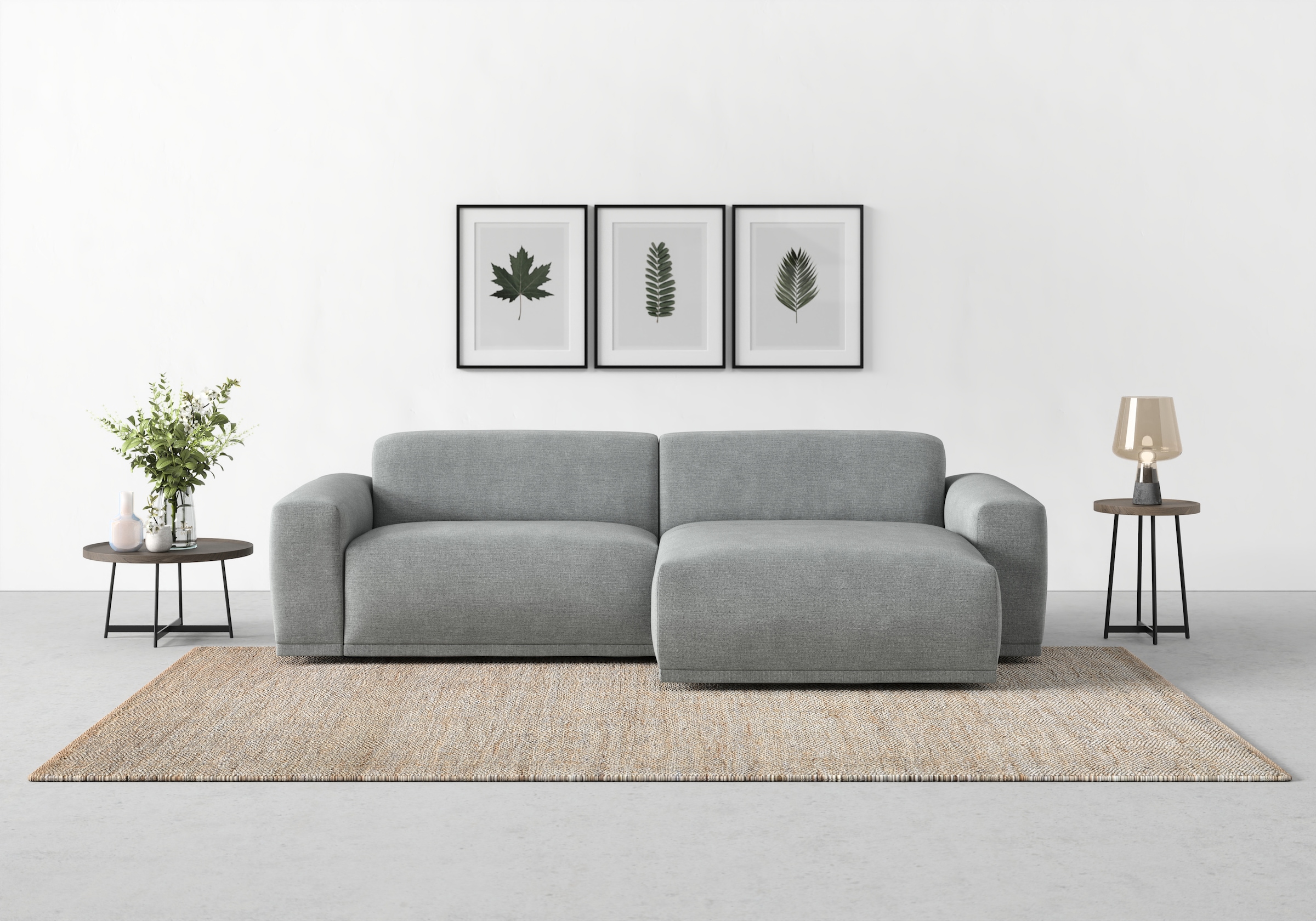 TRENDMANUFAKTUR Ecksofa "Braga, mit hochwertigem Kaltschaum, L-Form, in Cor günstig online kaufen