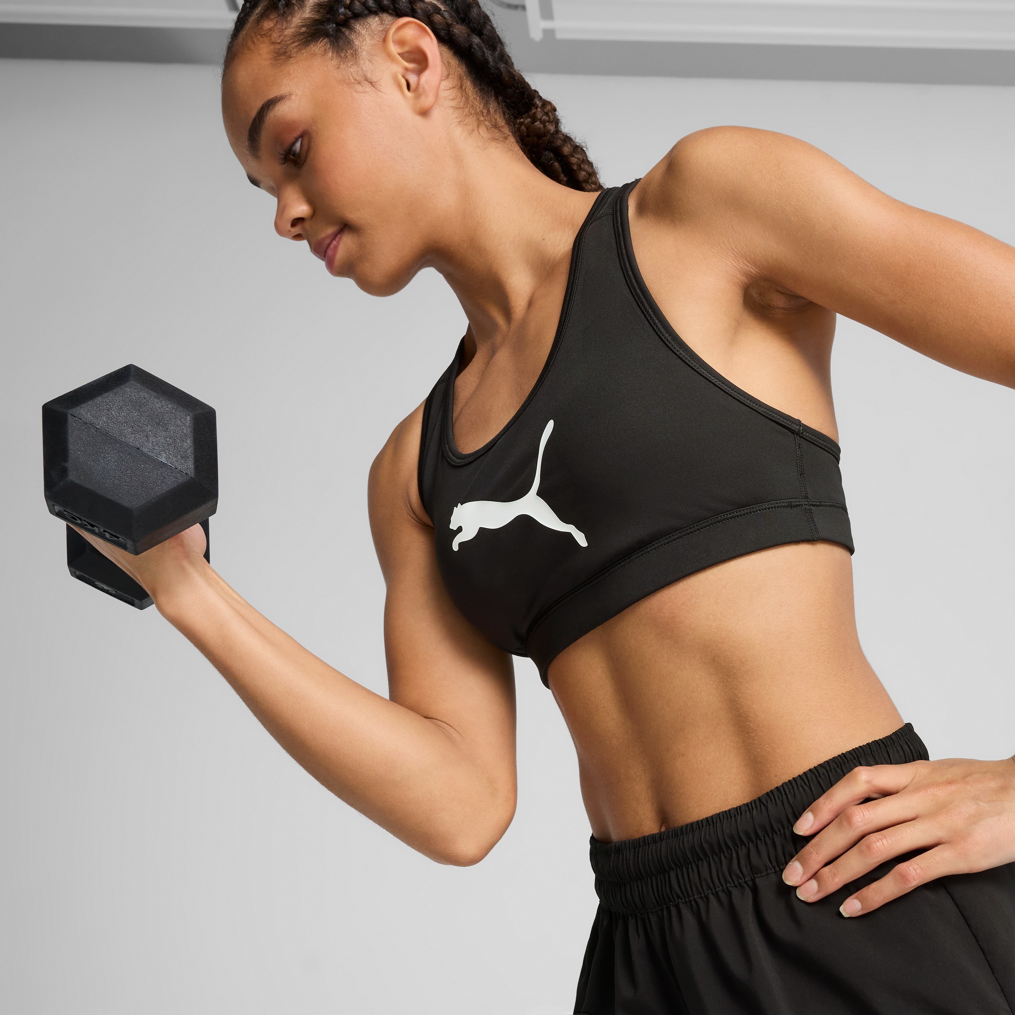 Puma 4keeps Sports Bra Black / White S 3