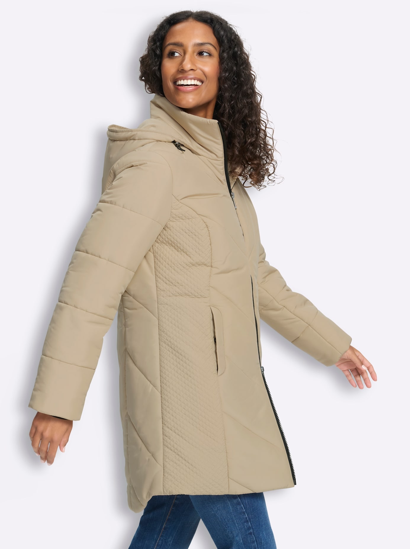 heine Steppjacke mit Kapuze