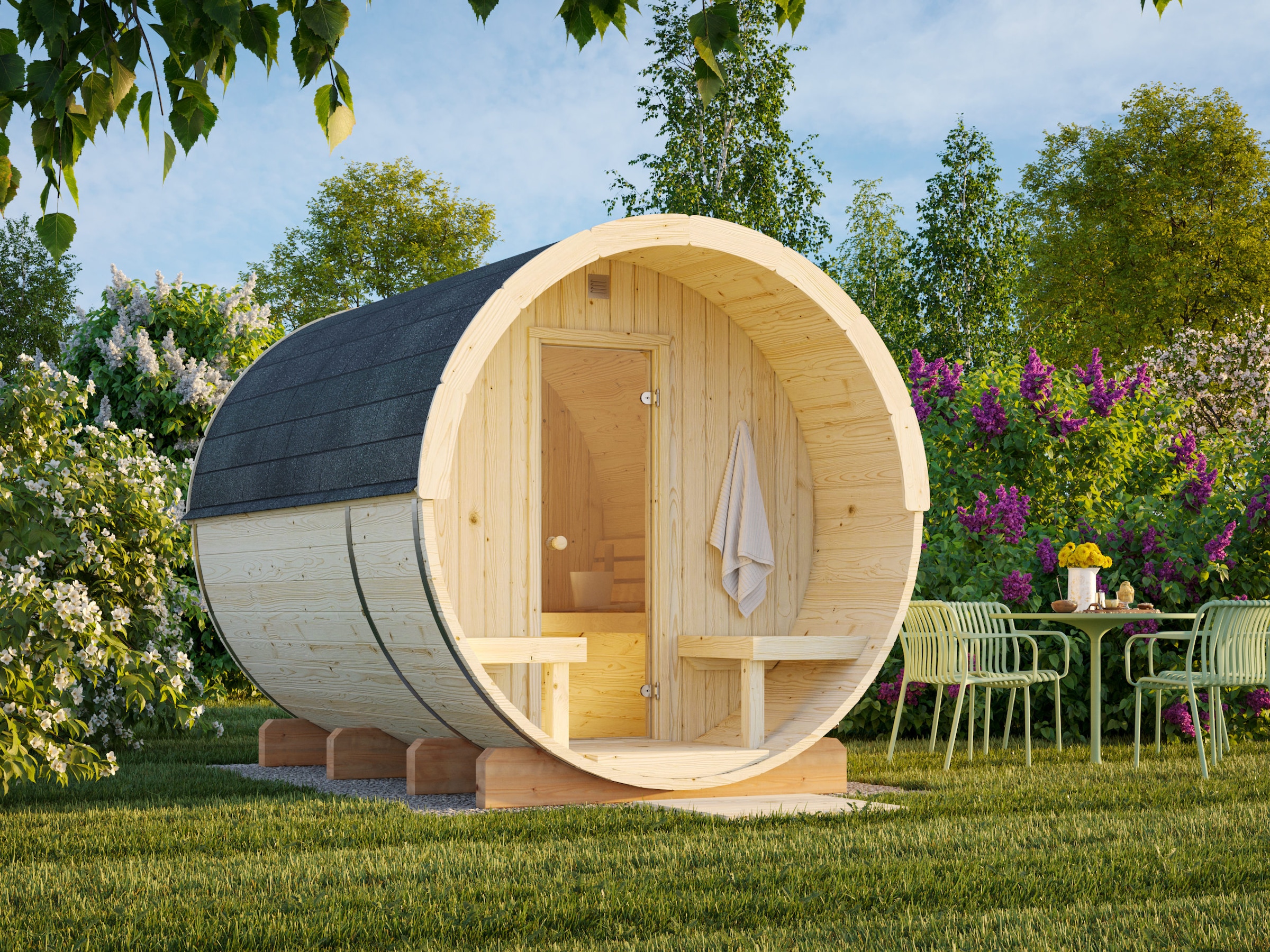 Palmako Sauna »Anita 1,6+0,7 m²«