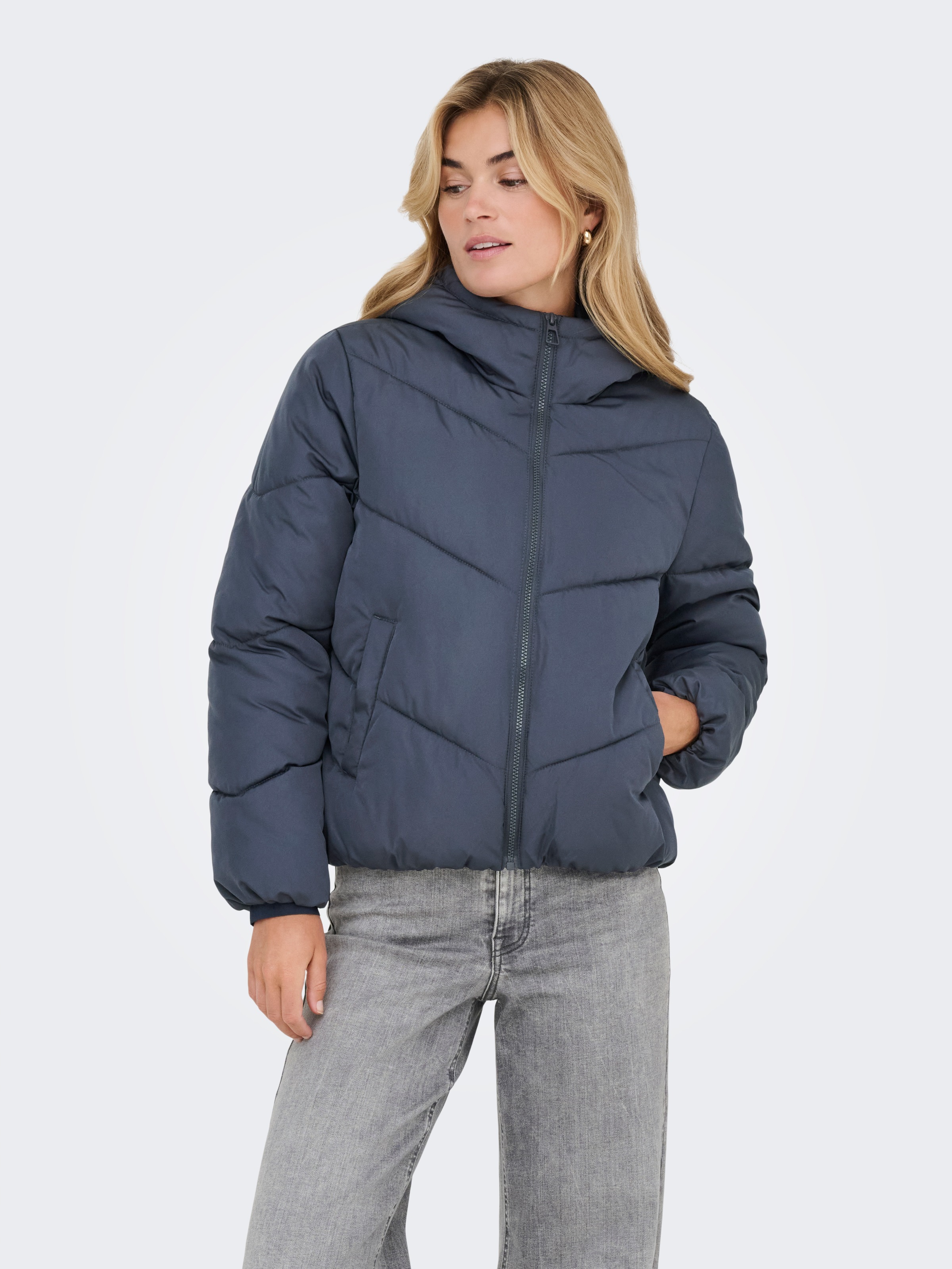 ONLY Steppjacke "ONAGNETE PUFFER HOOD JACKET OTW ZL" mitKapuze günstig online kaufen