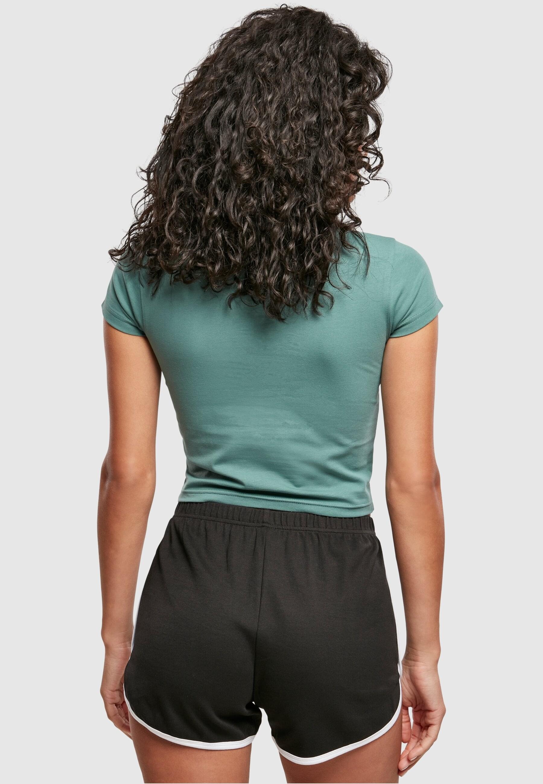 URBAN CLASSICS T-Shirt »Urban Classics Damen Ladies Stretch Jersey Cropped Tee«, (1 tlg.)