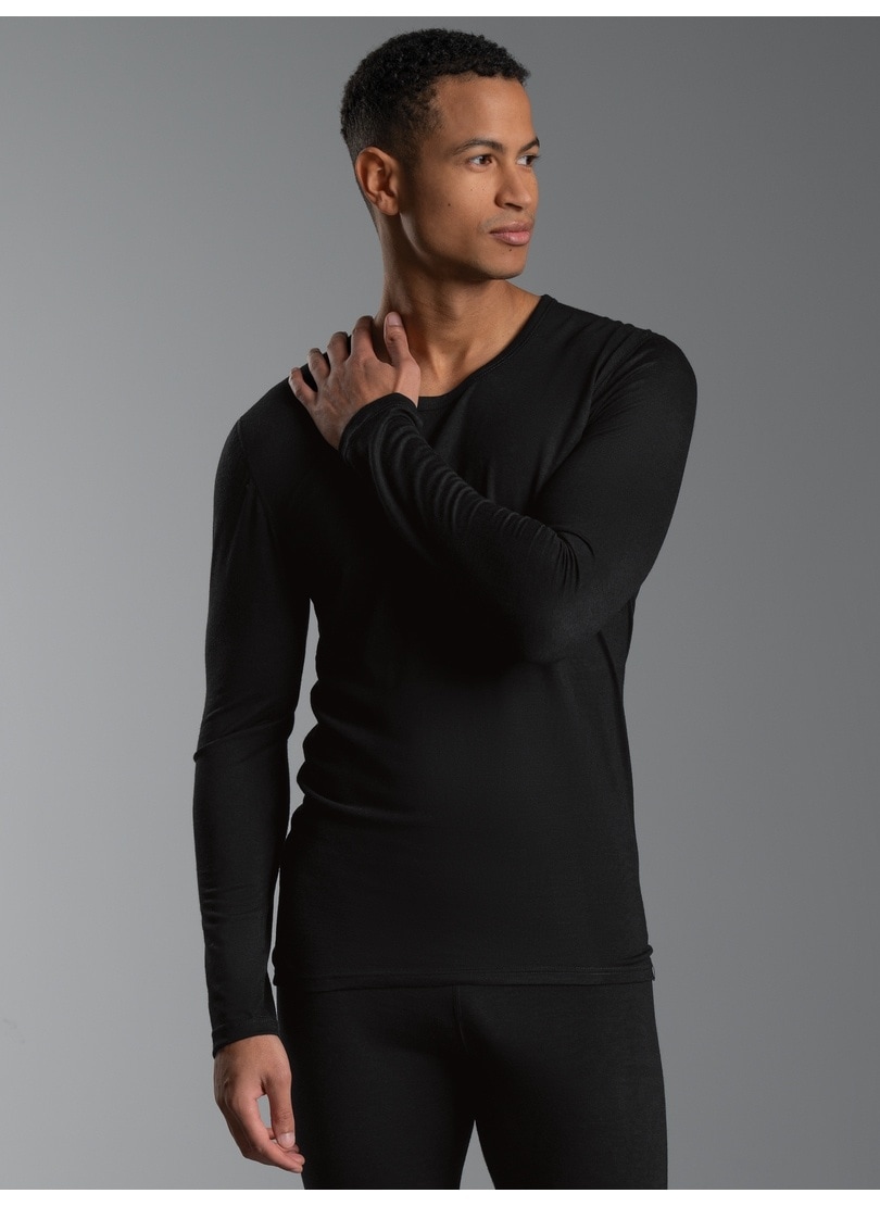 Trigema Longsleeve "TRIGEMA Sportshirt aus Merinowolle" 1 Stk. günstig online kaufen