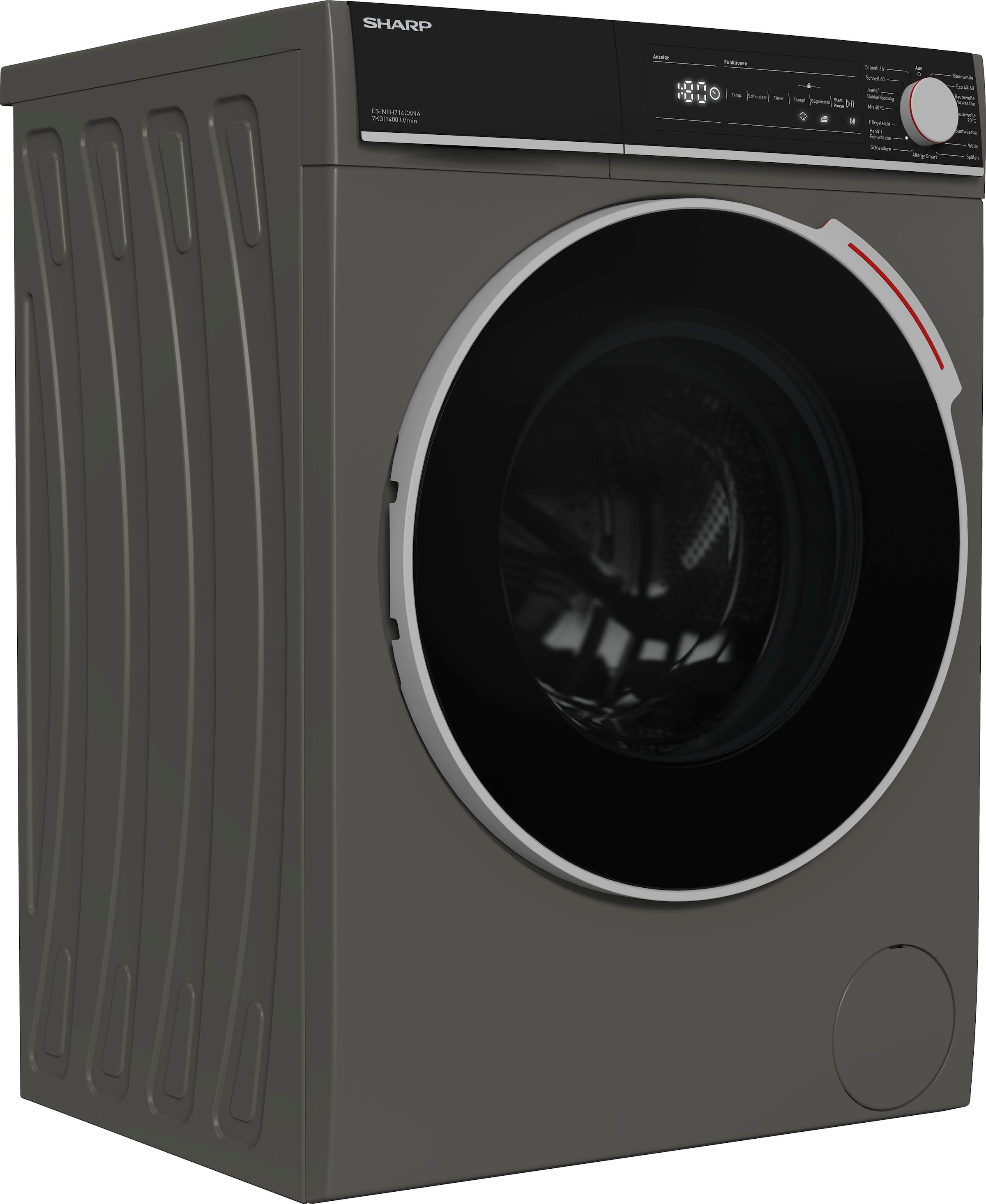 Sharp Waschmaschine »ES-NFH714CANA-DE«, 7 kg, 1400 U/min