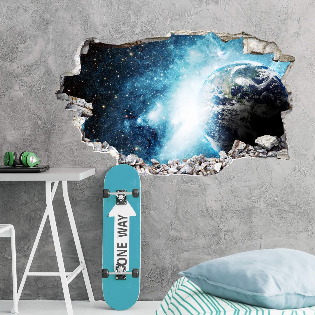 Wall-Art Wandtattoo »Weltraum Sticker 3D Galaxie«, (1 St.) kaufen | BAUR