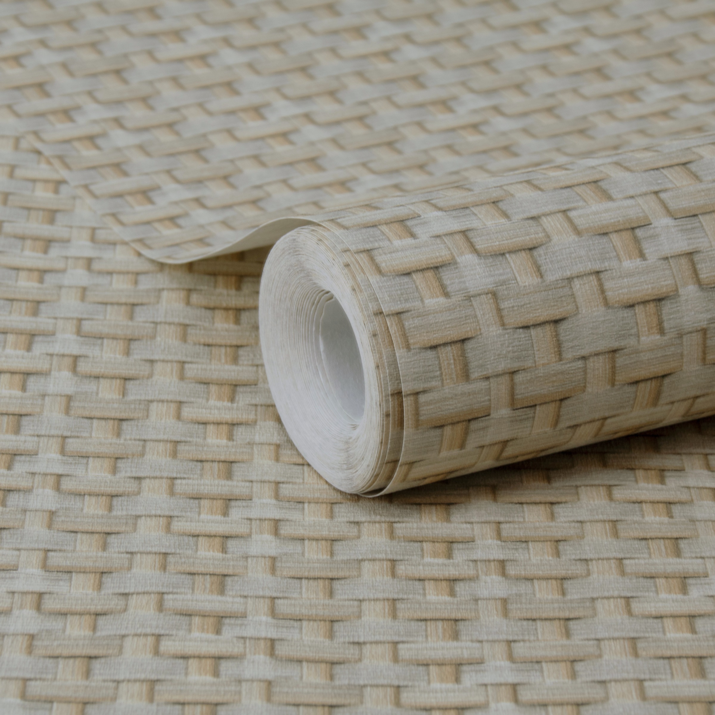 Easy Decor Vliestapete »Geflochtener Korb«, neutral, 10mx52cm (ca. 5m2)