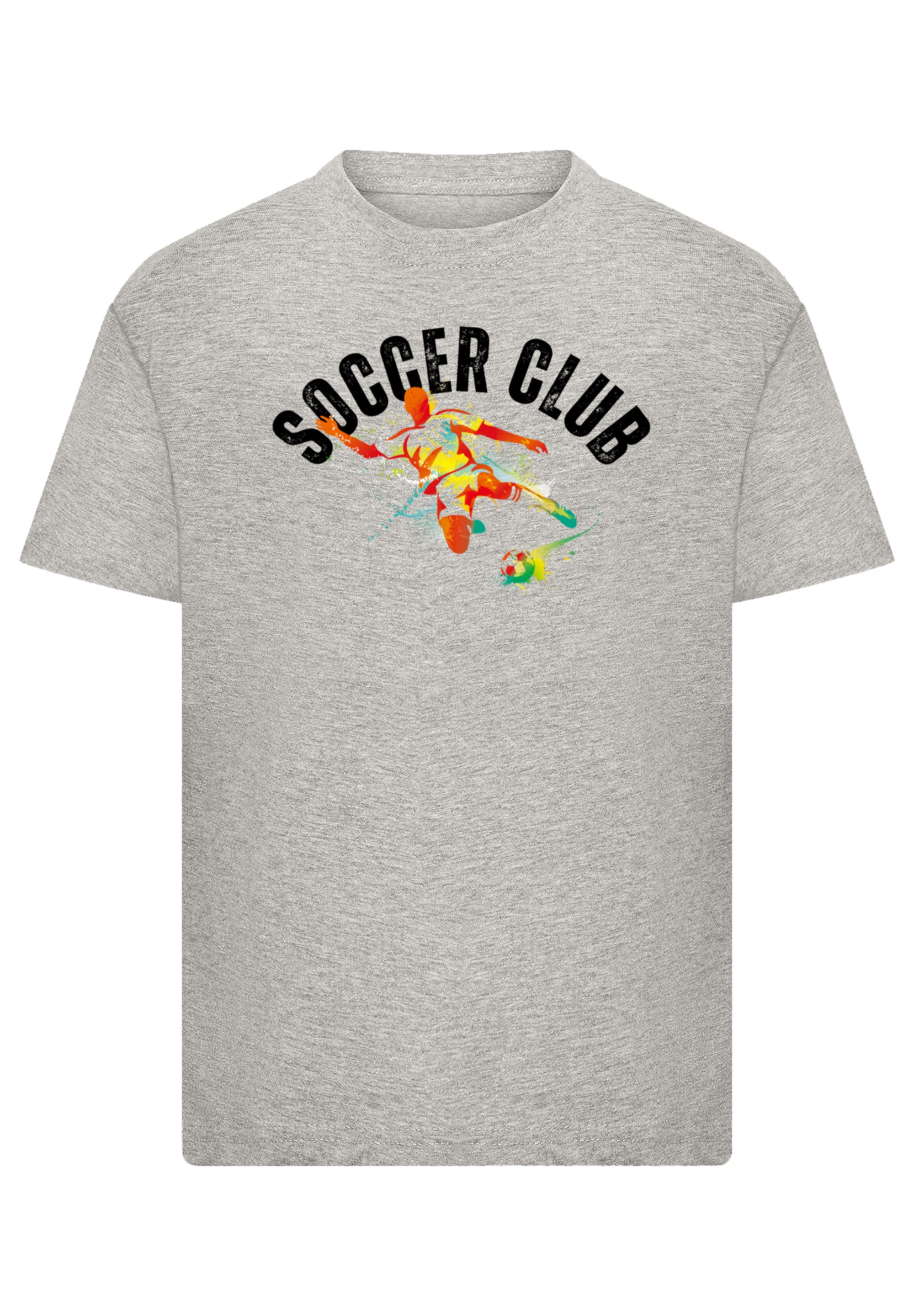 F4NT4STIC T-Shirt »Soccer Club Sport Fan Artwork«, Premium Qualität
