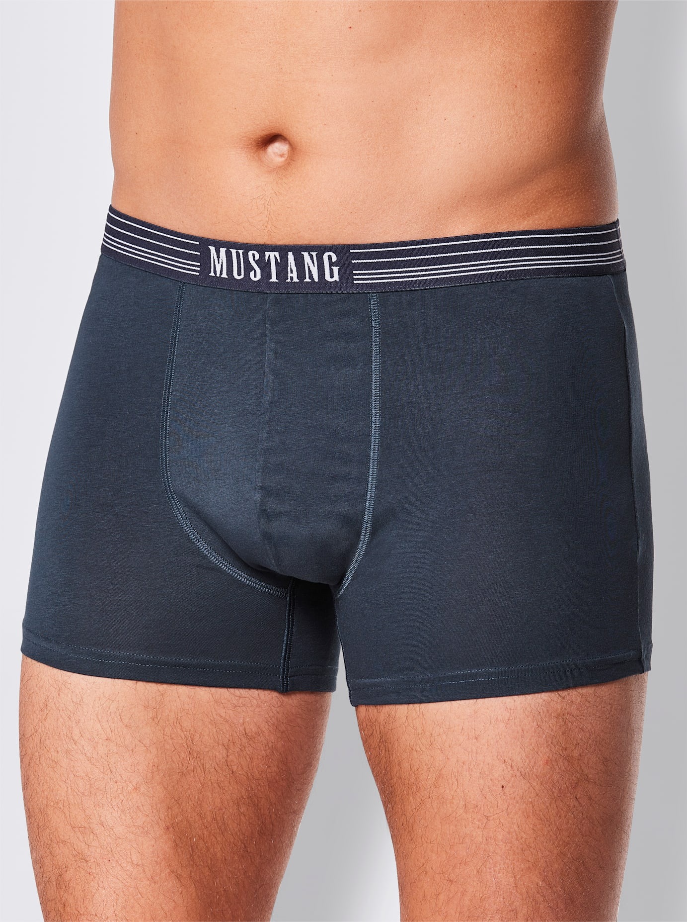 MUSTANG Boxershorts "Boxershort Retroshorts True Denim 3er Pack 3er Pack" günstig online kaufen