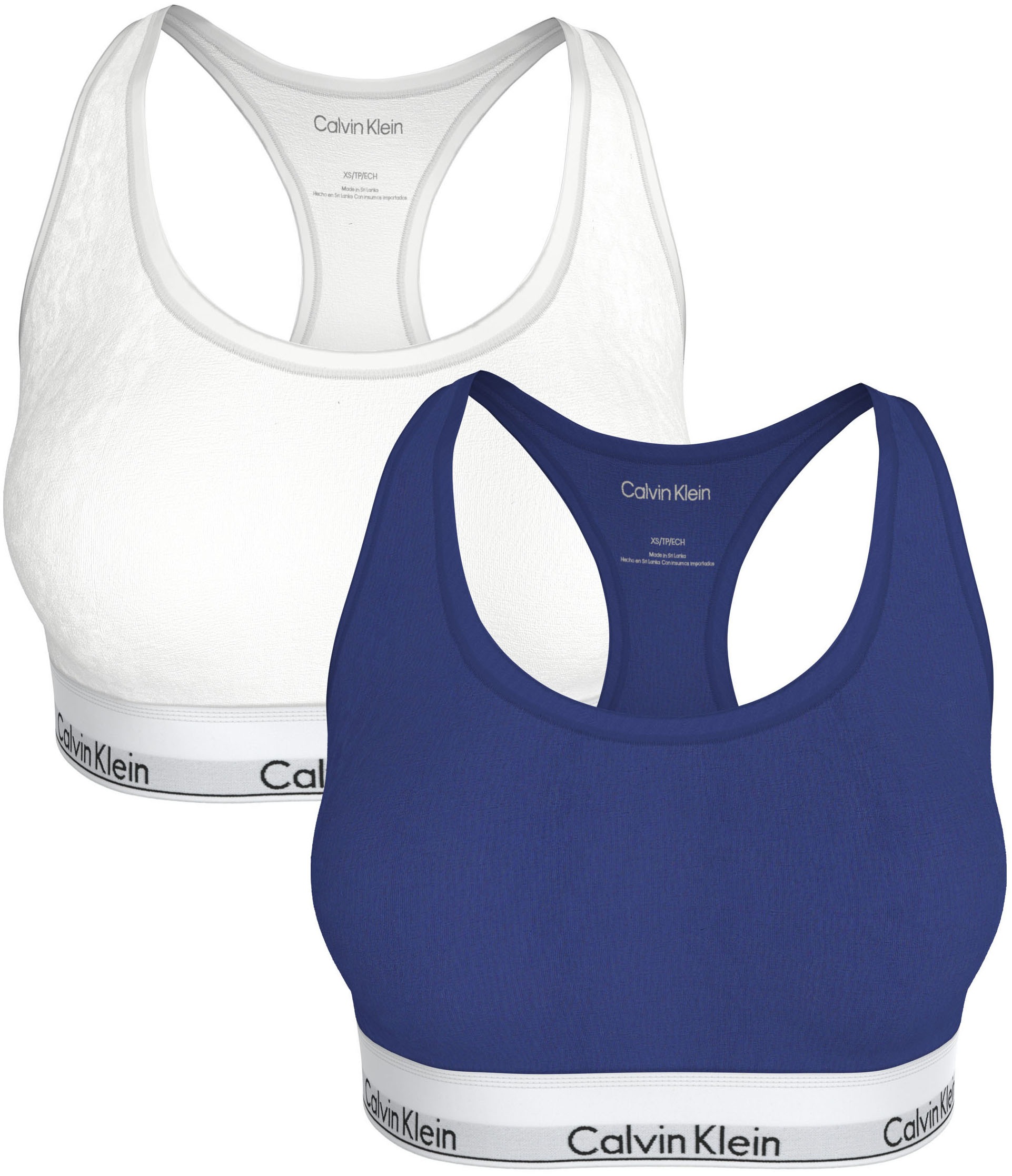 Calvin Klein Underwear Bralette »BRALETTE 2PK« Packung, 2er-Pack,  Körpernahe Passform mit elastischem Bund