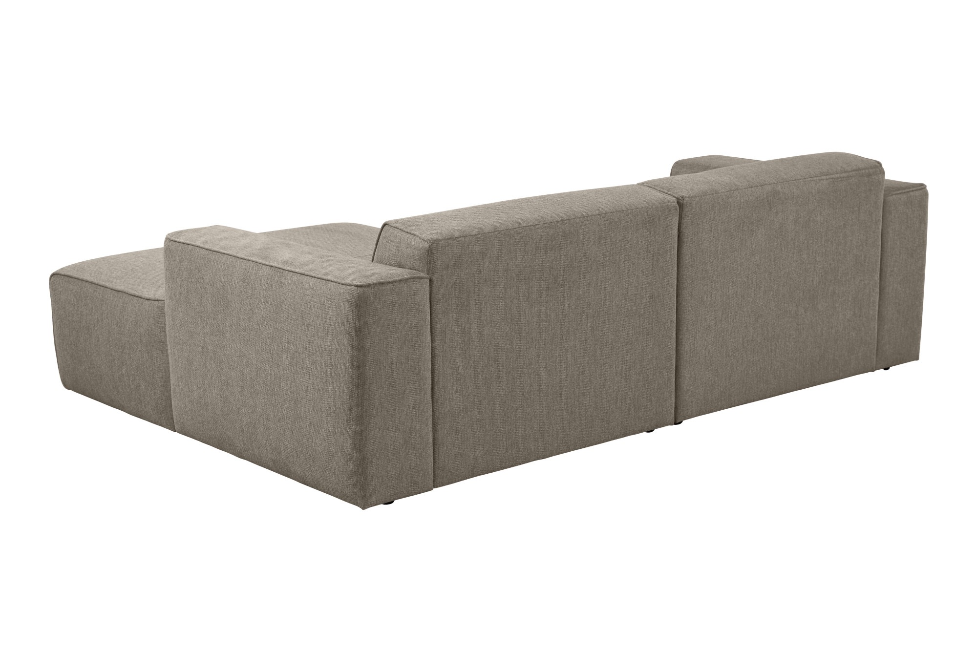 andas Ecksofa »Noord«, mit Kedernaht, Breite 234 cm, Cord, Struktur, Webstoff