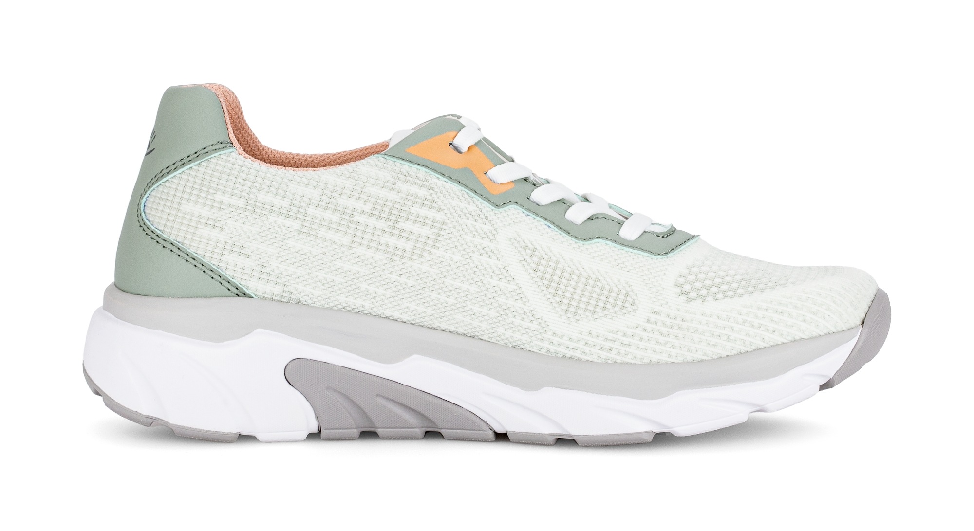 Gabor Rollingsoft Keilsneaker  , Freizeitschuh, Halbschuh, Schnürschuh mit Logo an der Ferse, G-Weite