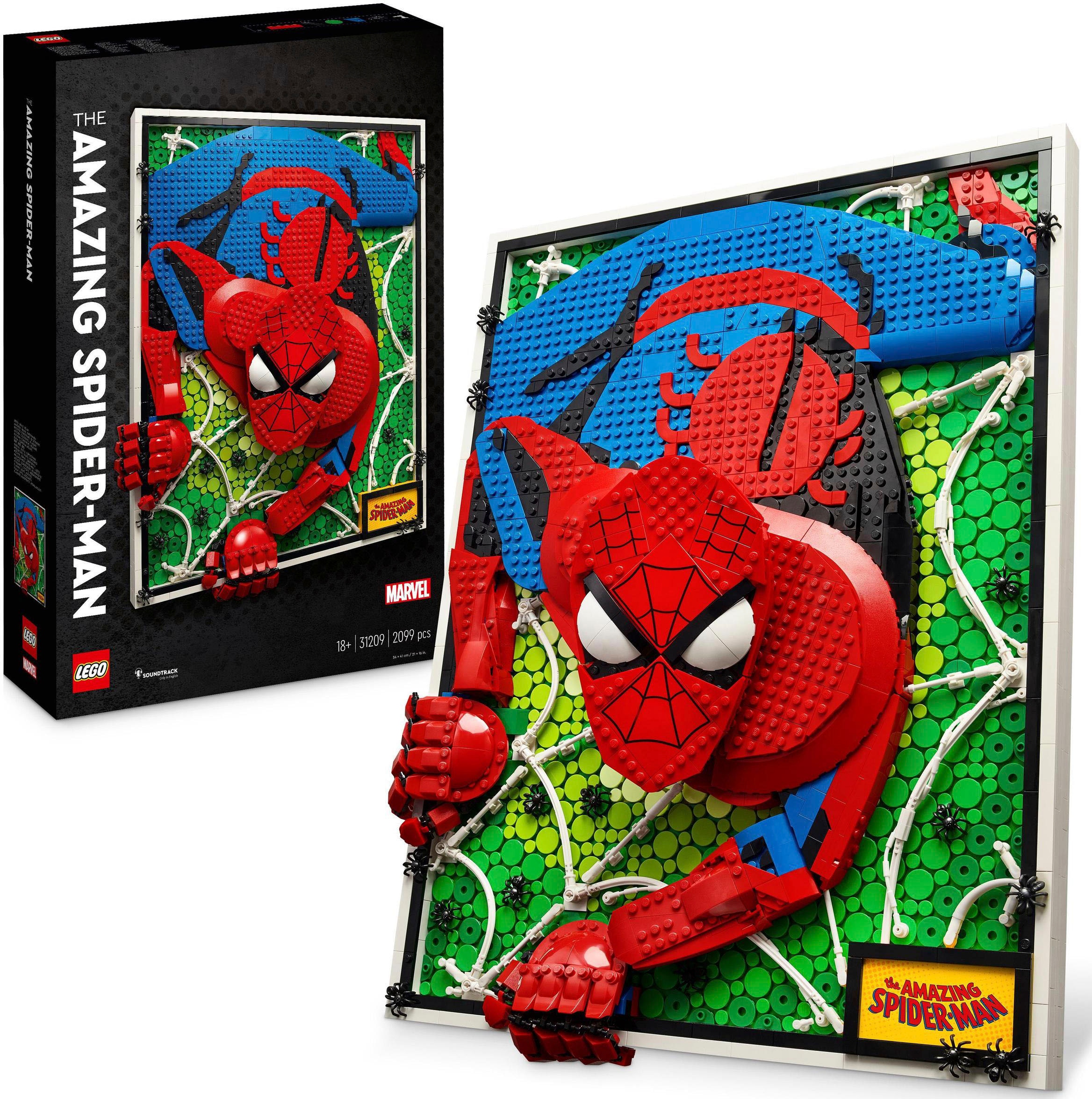 LEGO® Konstruktionsspielsteine »The Amazing Spider-Man (31209), LEGO® ART«, (2099 St.), Made in Europe