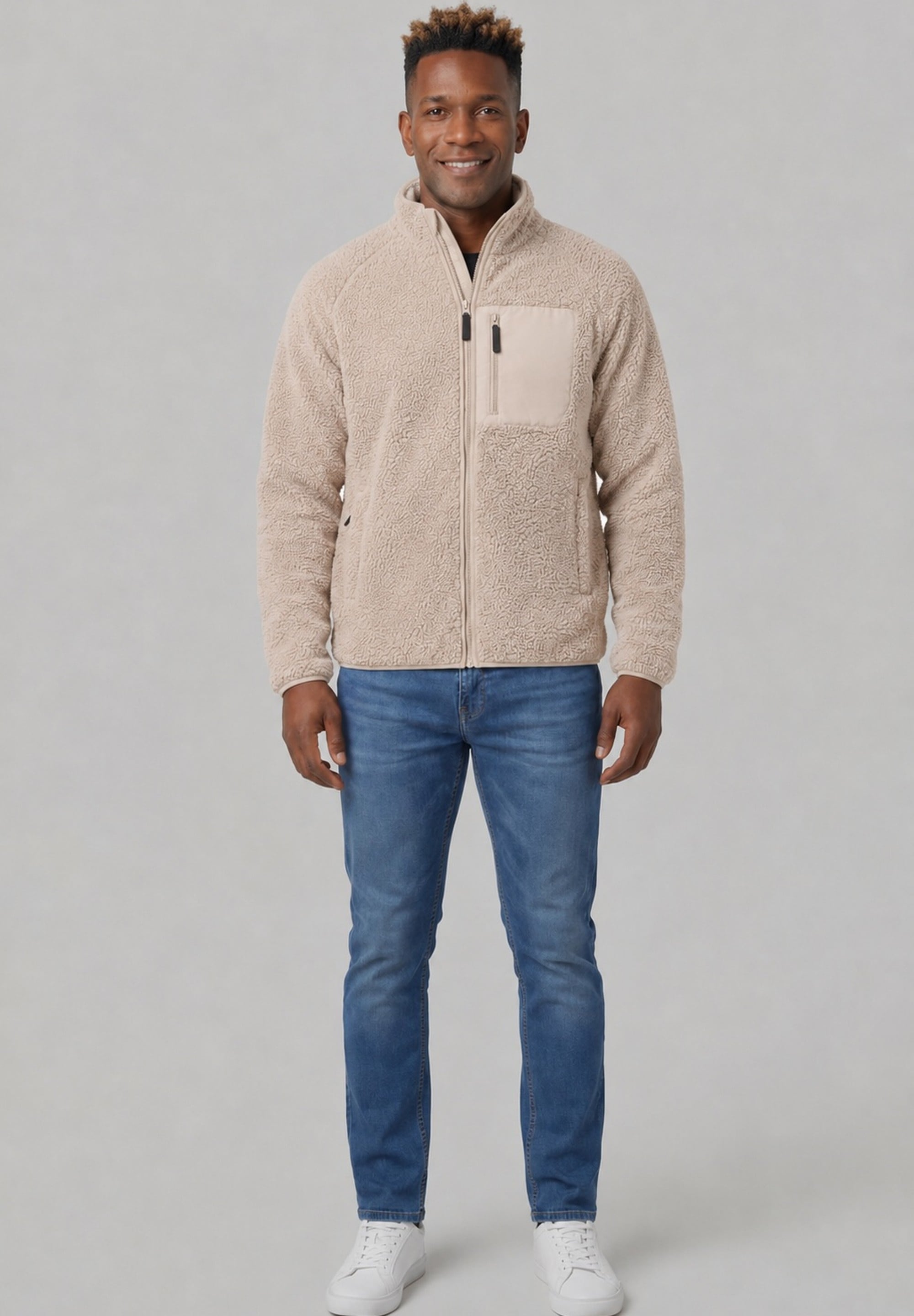Derbe Fleecejacke »Kuschelby_Pocket« ohne Kapuze Fleecejacke, weich, warm, lässig