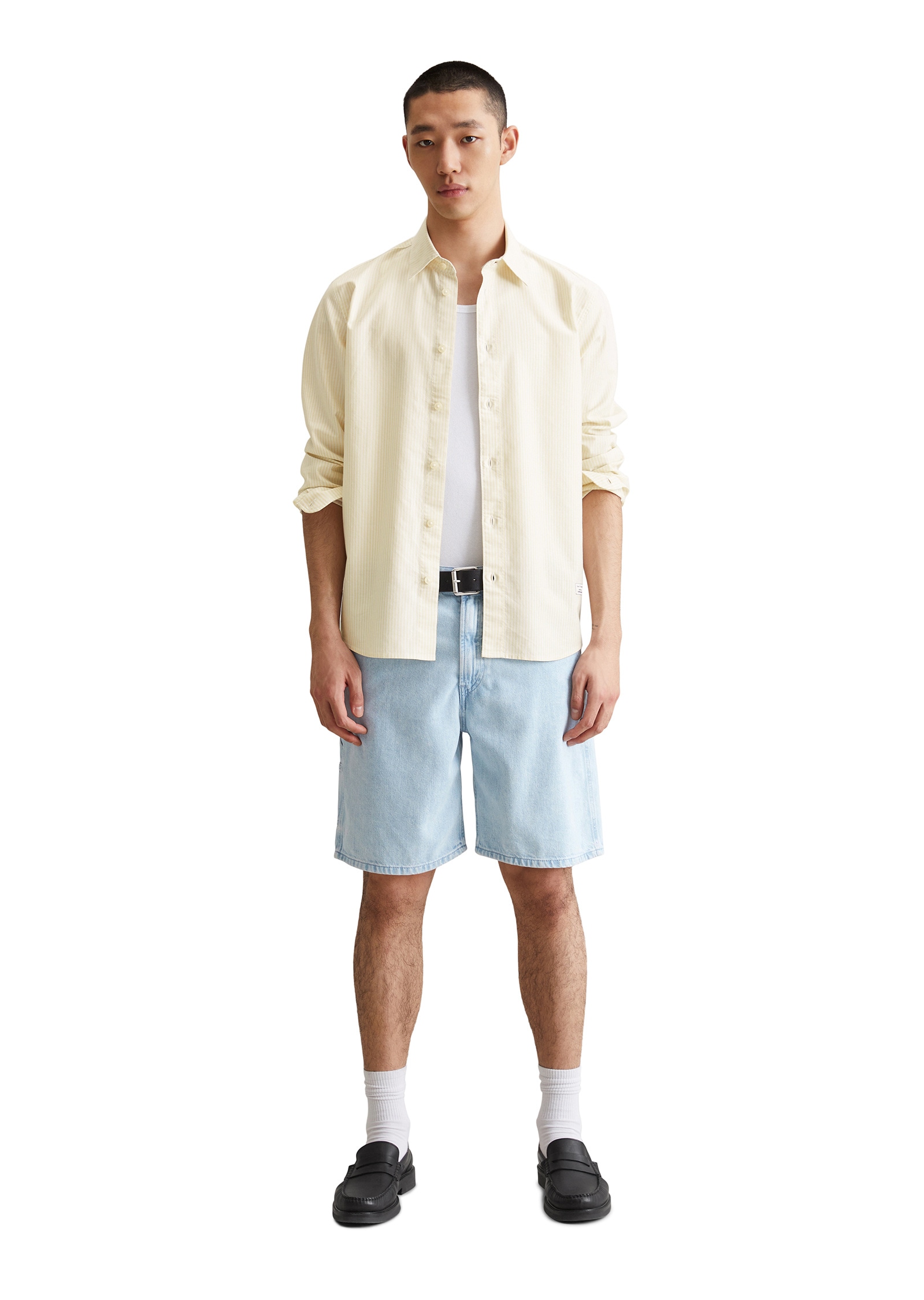 Marc O'Polo DENIM Langarmhemd »aus reiner Bio-Baumwolle«