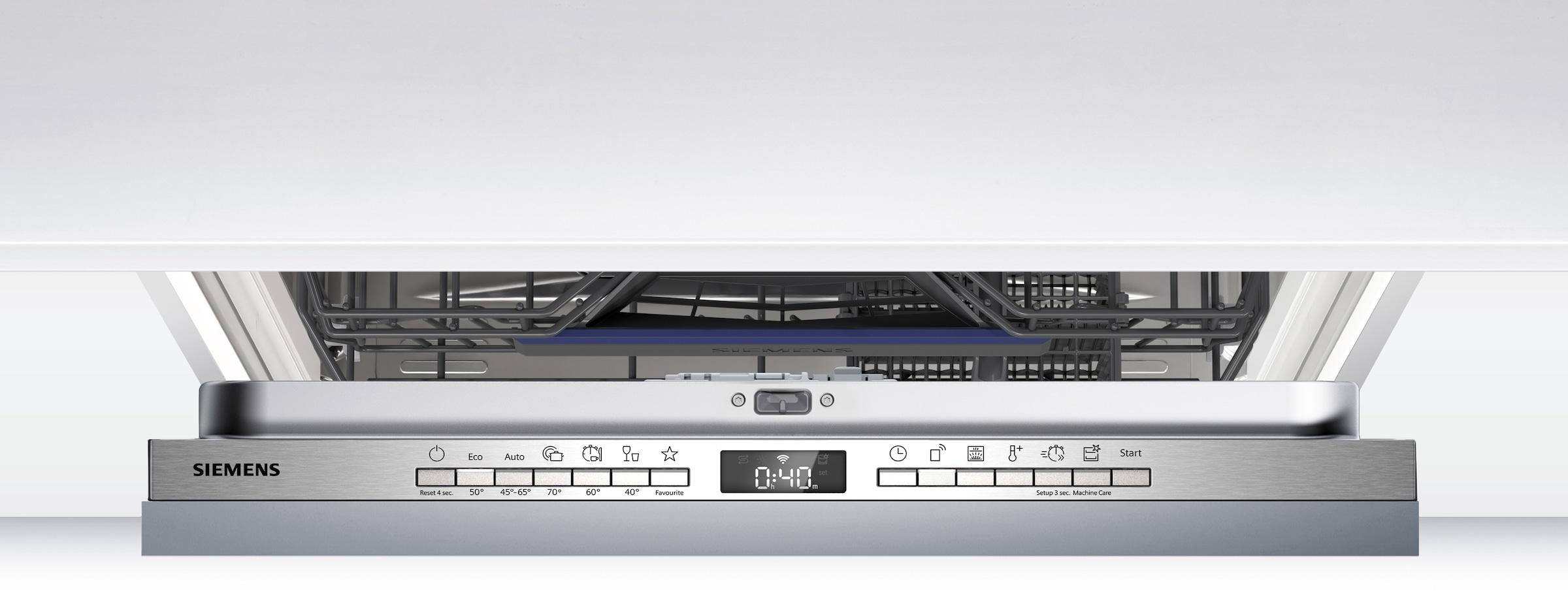 SIEMENS vollintegrierbarer Geschirrspüler iQ300 »SX63EX27AE« 13 tlg. Maßgedecke