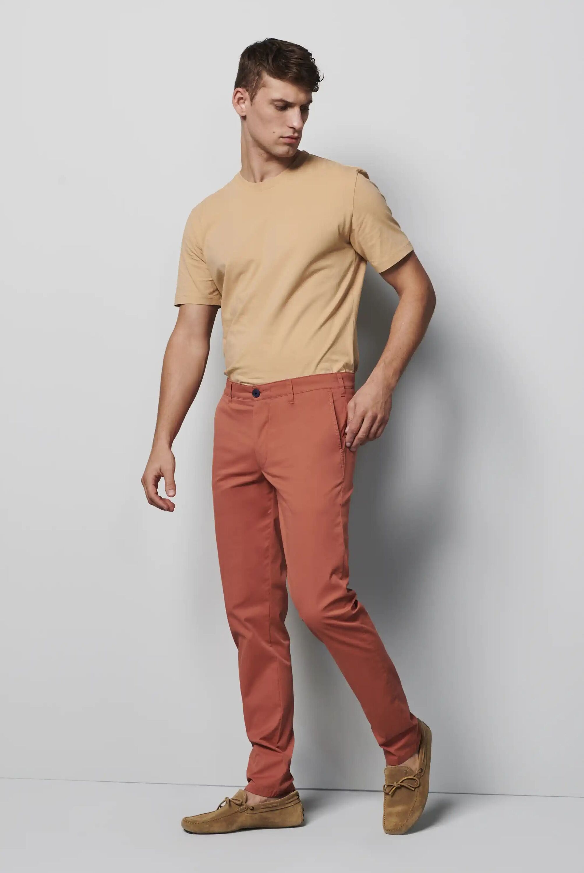 MEYER Baumwollchino Chinos Yellow 38 3