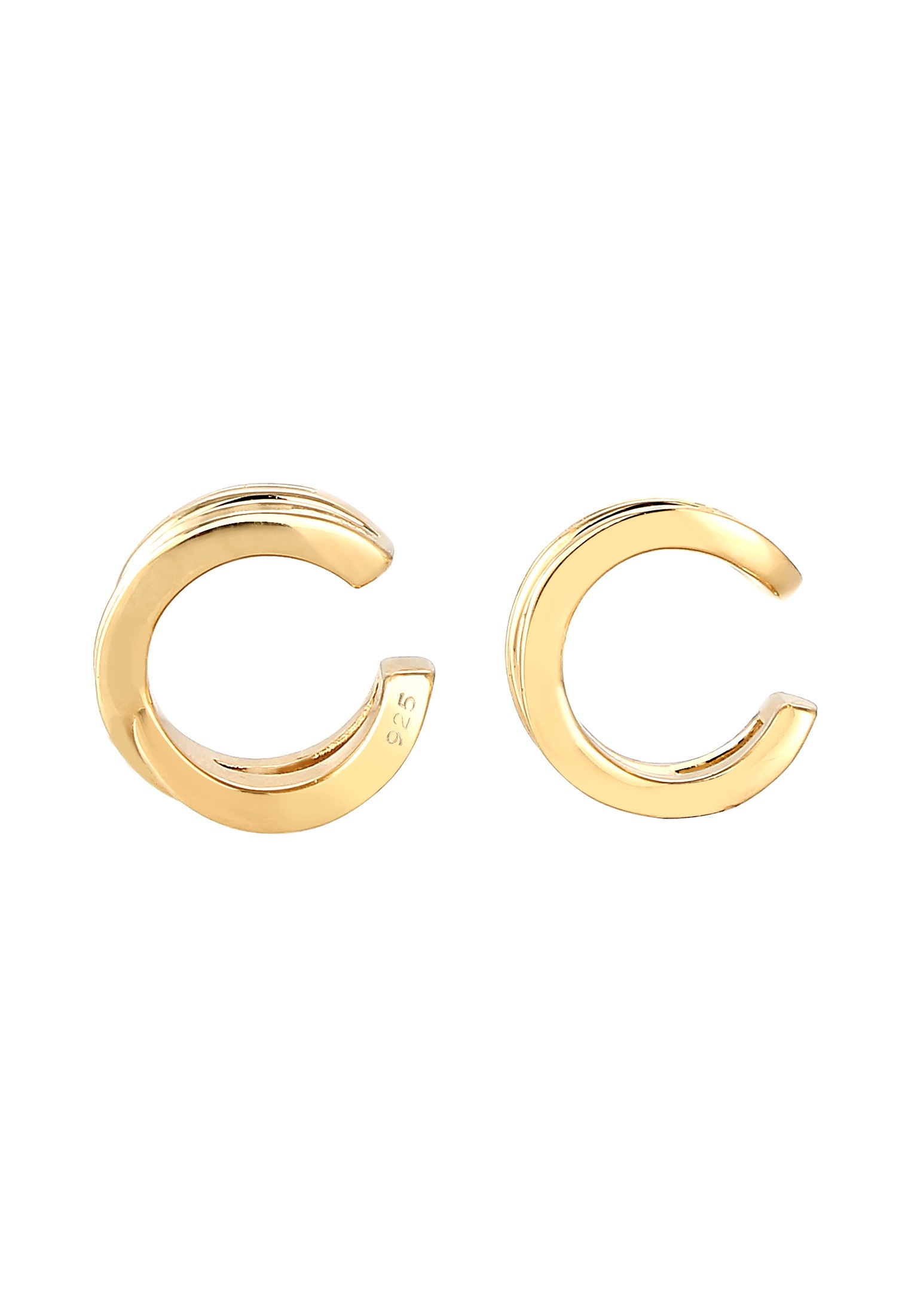 Elli Paar Ohrhaken »Earcuff ohne Stein 925 Sterling Silber«