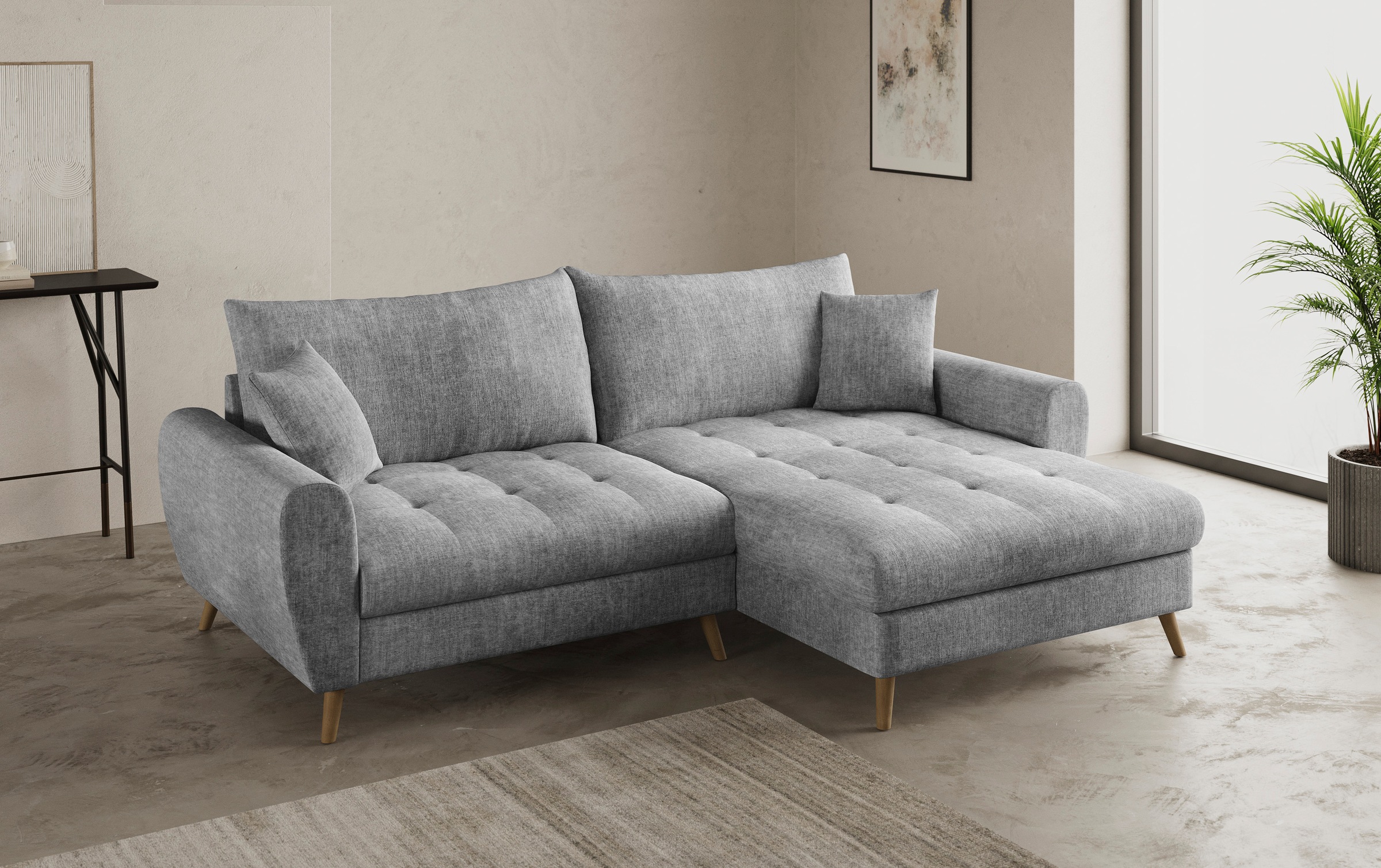 Mr. Couch Ecksofa »Blackburn II, L-Form«, Mit Kaltschaumpolsterung bis 140 kg belastbar