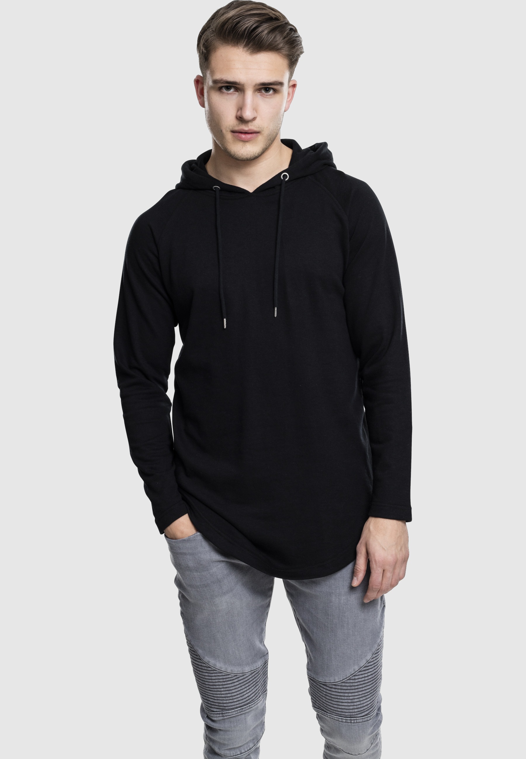 URBAN CLASSICS Hoodie »Urban Classics Herren Long Shaped Terry Hoody«, 1 Stk.
