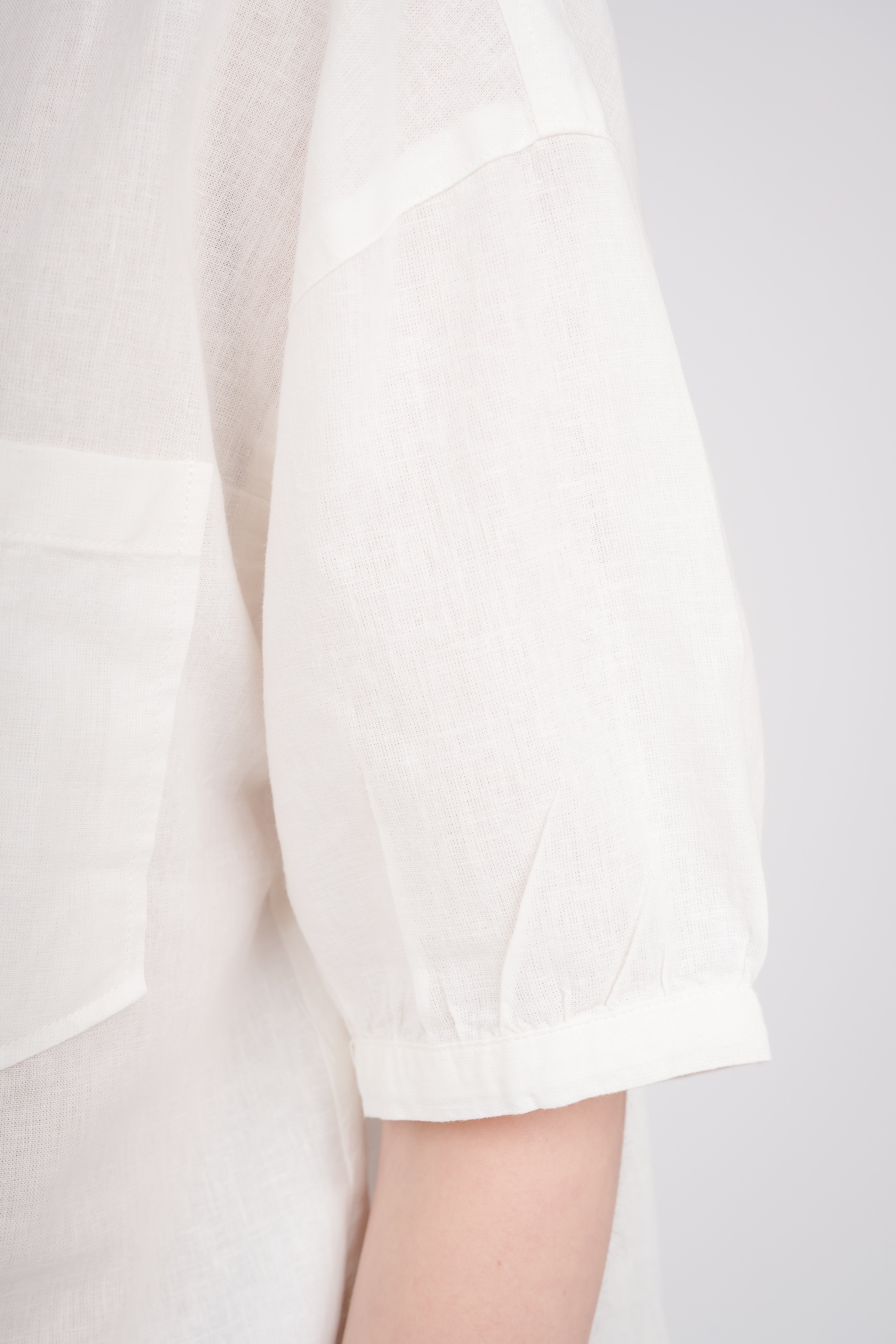 GIORDANO Klassische Bluse, mit schicken Puffärmeln