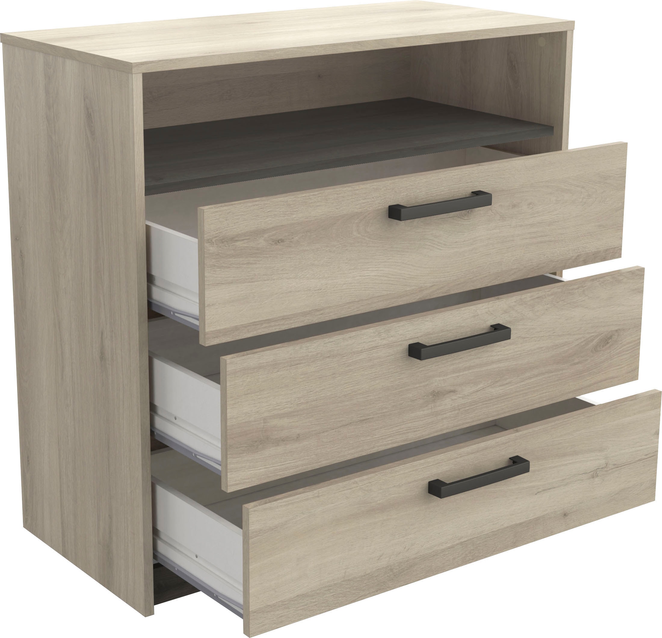 Demeyere GROUP Kombikommode »Watson«, Schubkatenkommode 3 Schubladen 1 Niche
