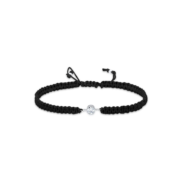 Black Friday Elli Armband »Solitär Knoten Kristalle 925 Silber« | BAUR