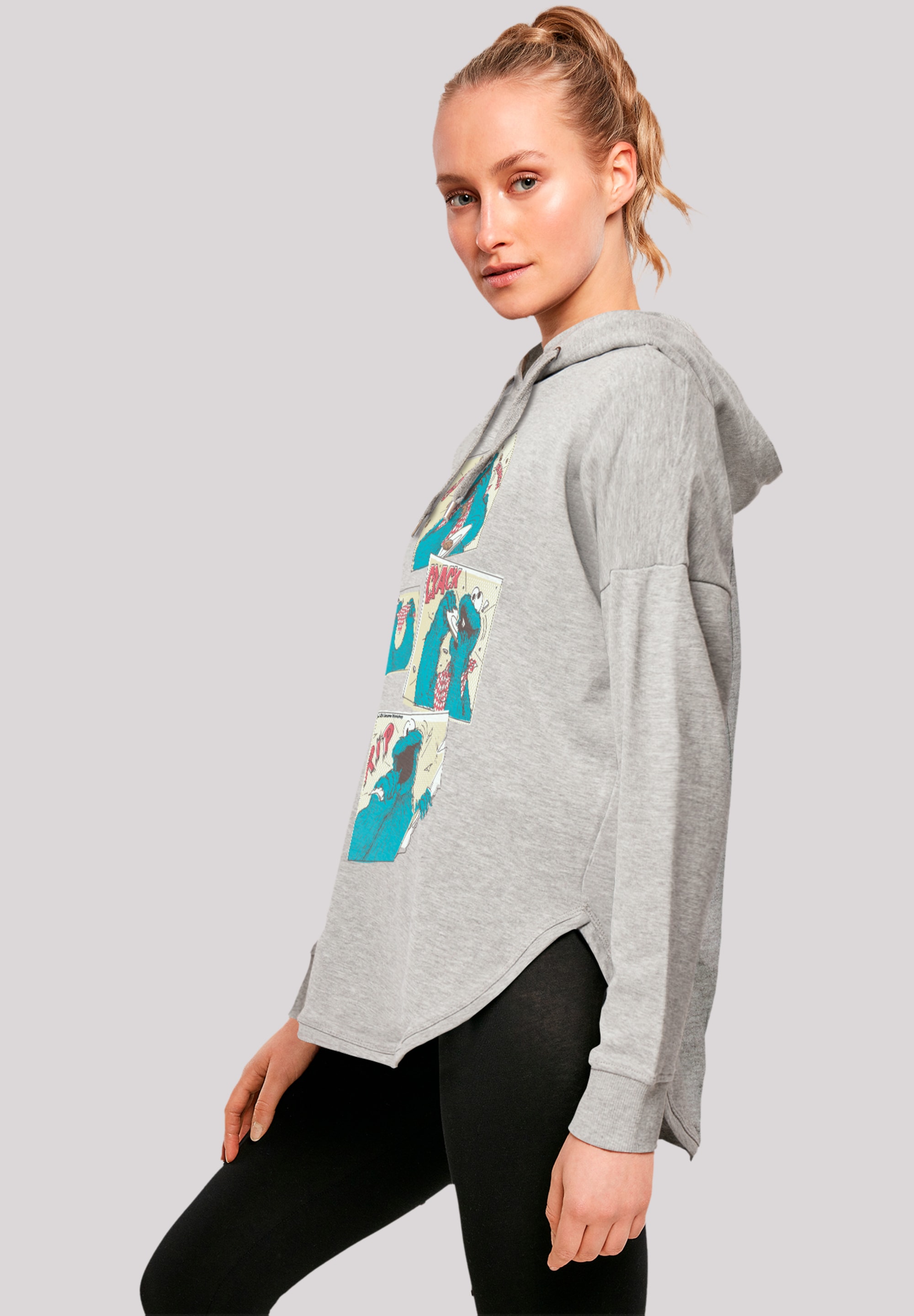 F4NT4STIC Kapuzenpullover »Sesamstraße Cookie Monster Crunch«, Premium Qualität, Weihnachts-Kollection