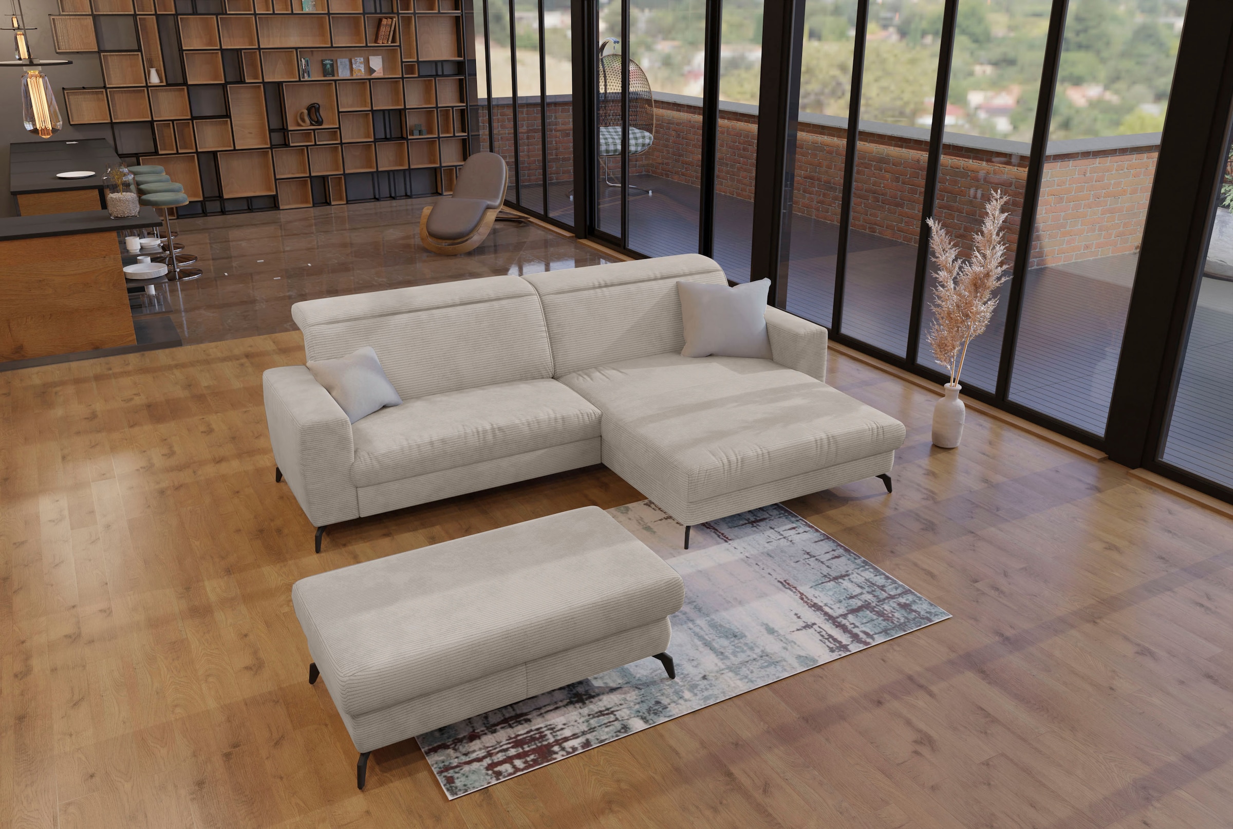 sit&more Ecksofa »Bolero L-Form«
