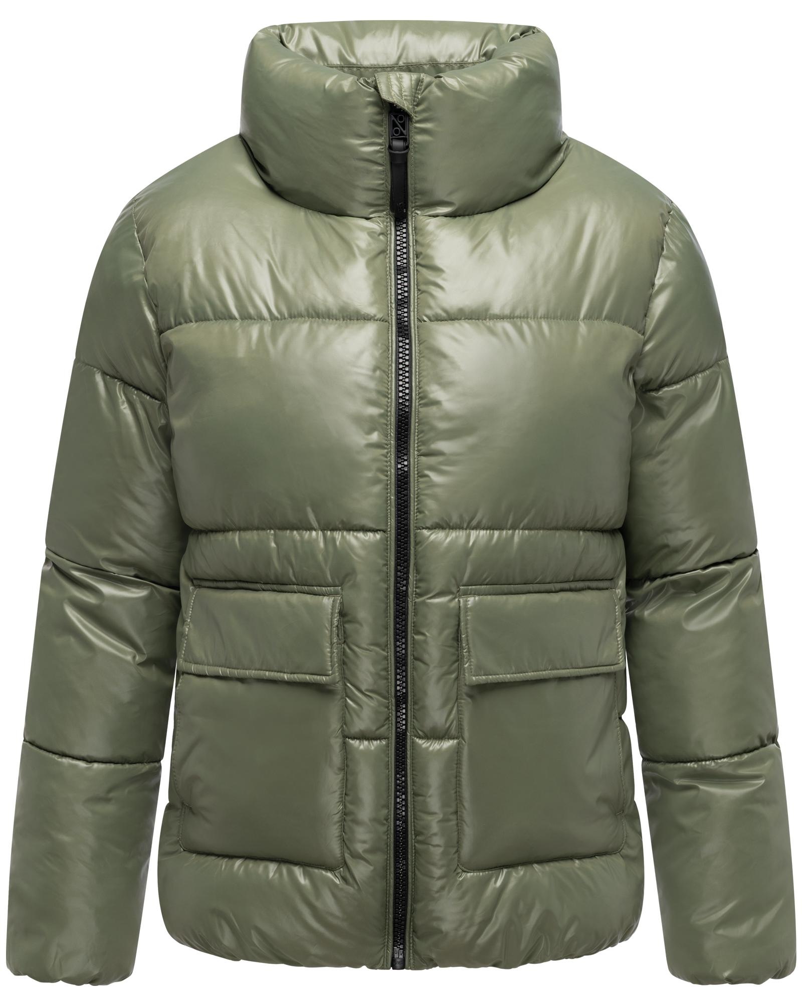 Navahoo Kurzjacke "Eispracht 14" ohne Kapuze Kurze gesteppte Damen Winterjacke