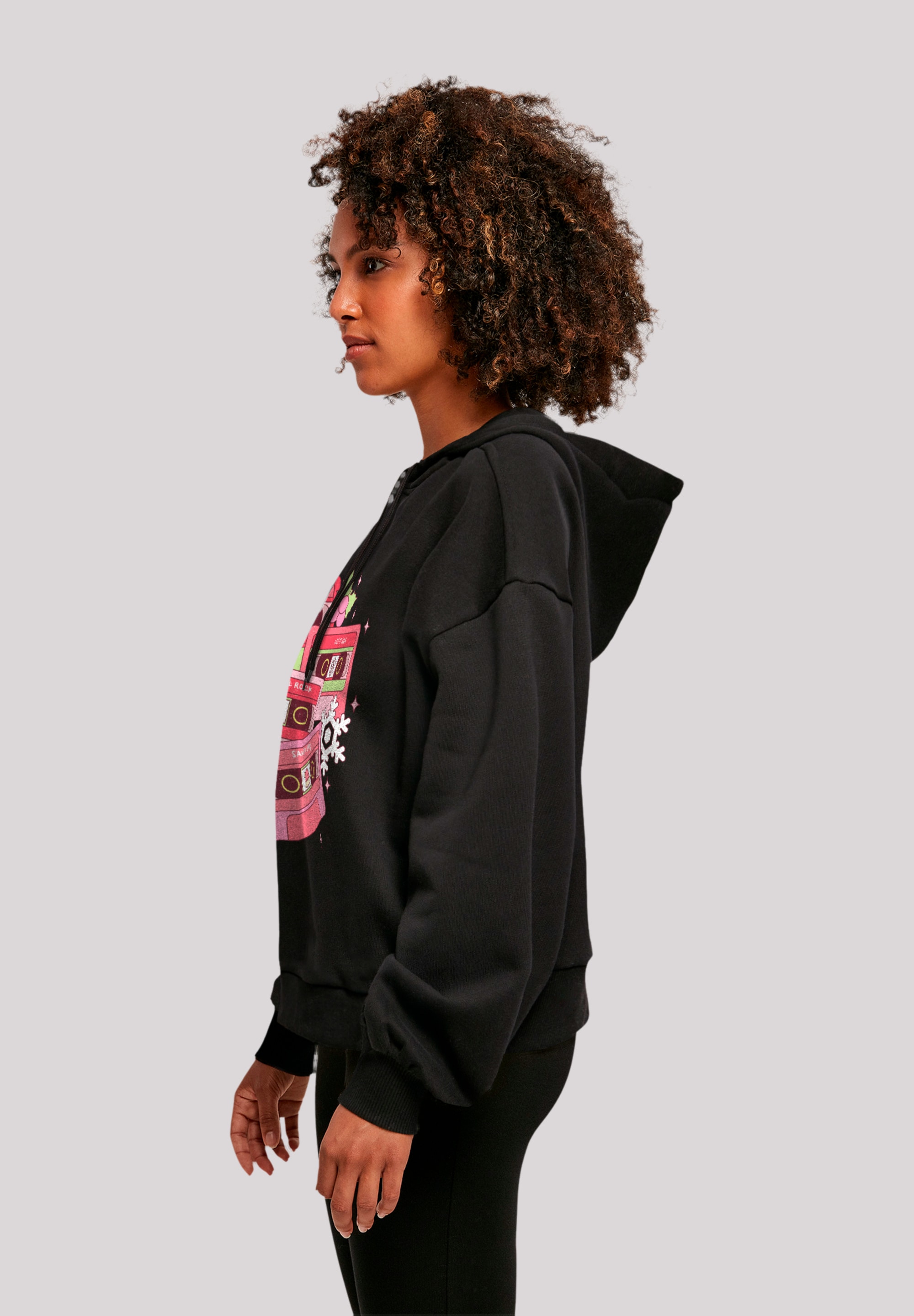 F4NT4STIC Kapuzenpullover »Weihnachten Retro Song Tapes Pink«, Premium Qualität, Christmas Collection