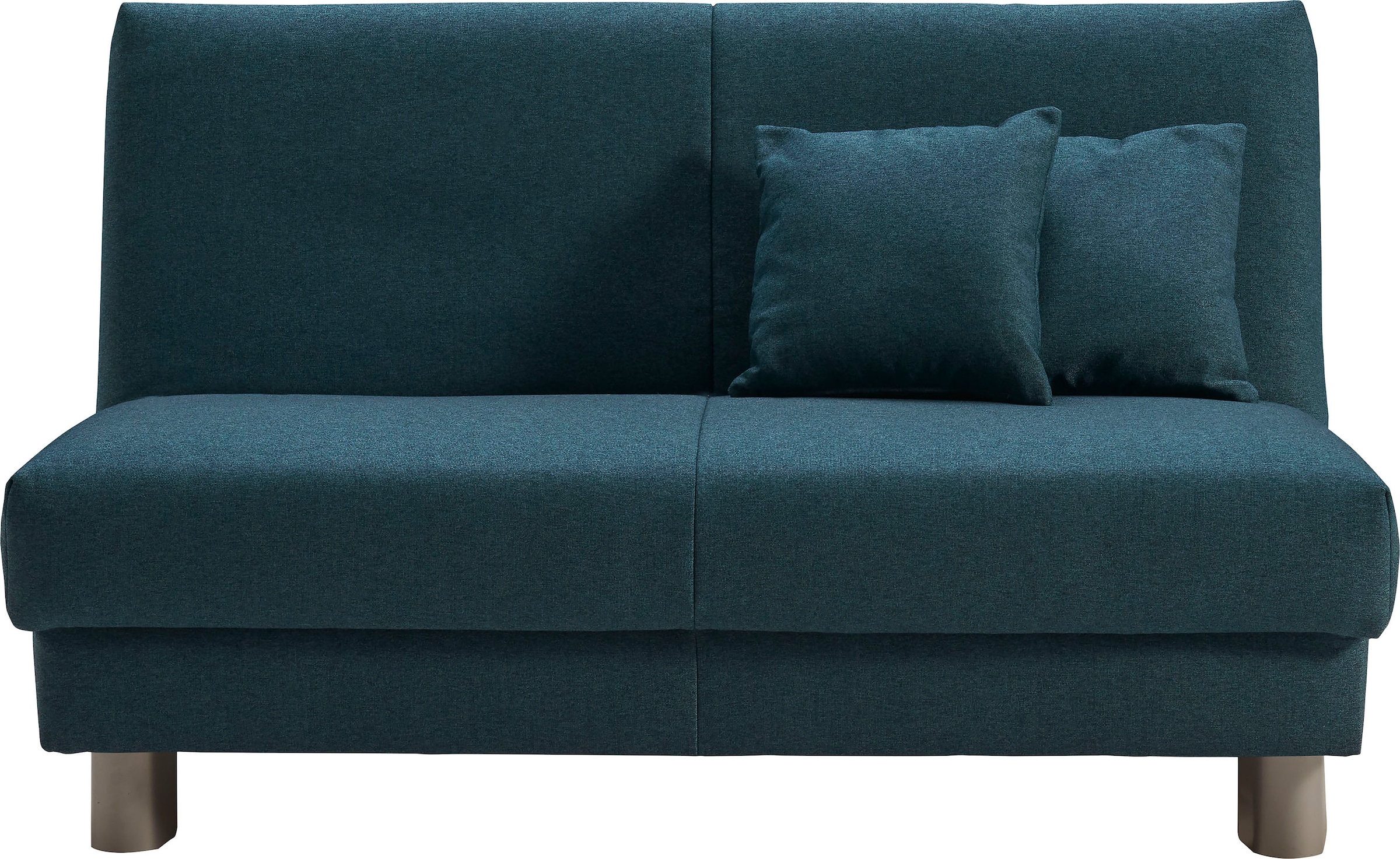 ell + ell Schlafsofa "Enny", Liegefläche Breite 120 oder 140 cm, Liegehöhe 40 cm, Füße alufarben